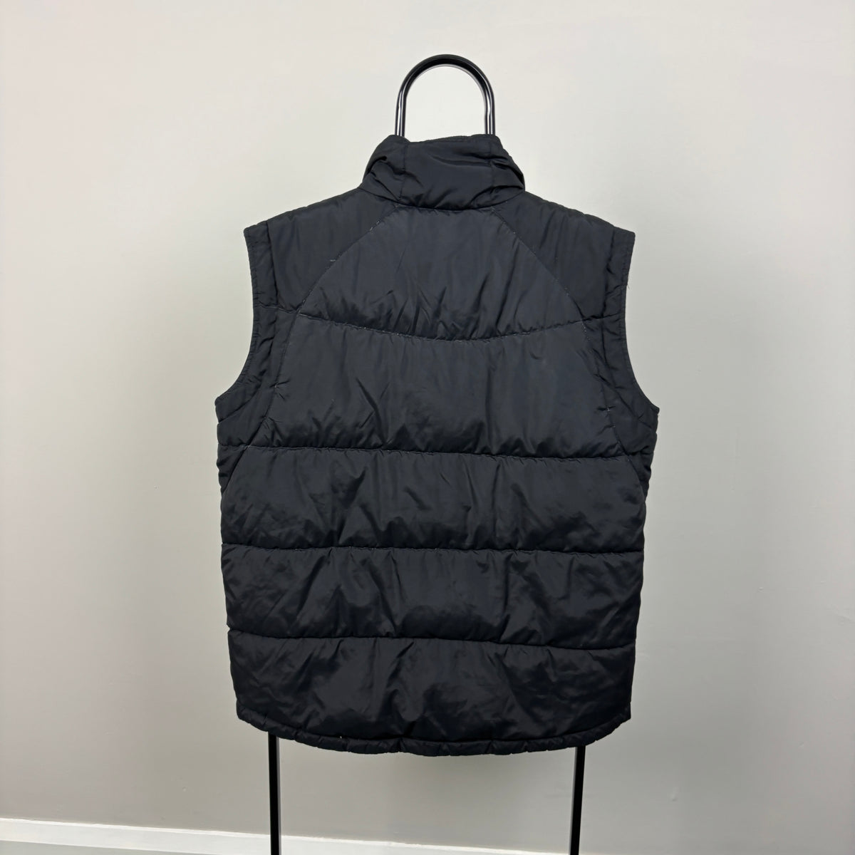 00s Nike Puffer Gilet Jacket Black Medium
