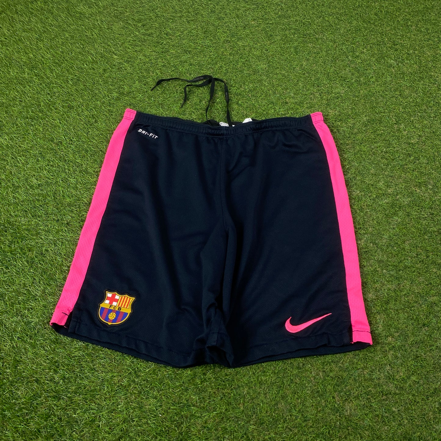 00s Nike Barcelona Football Shorts Blue Medium