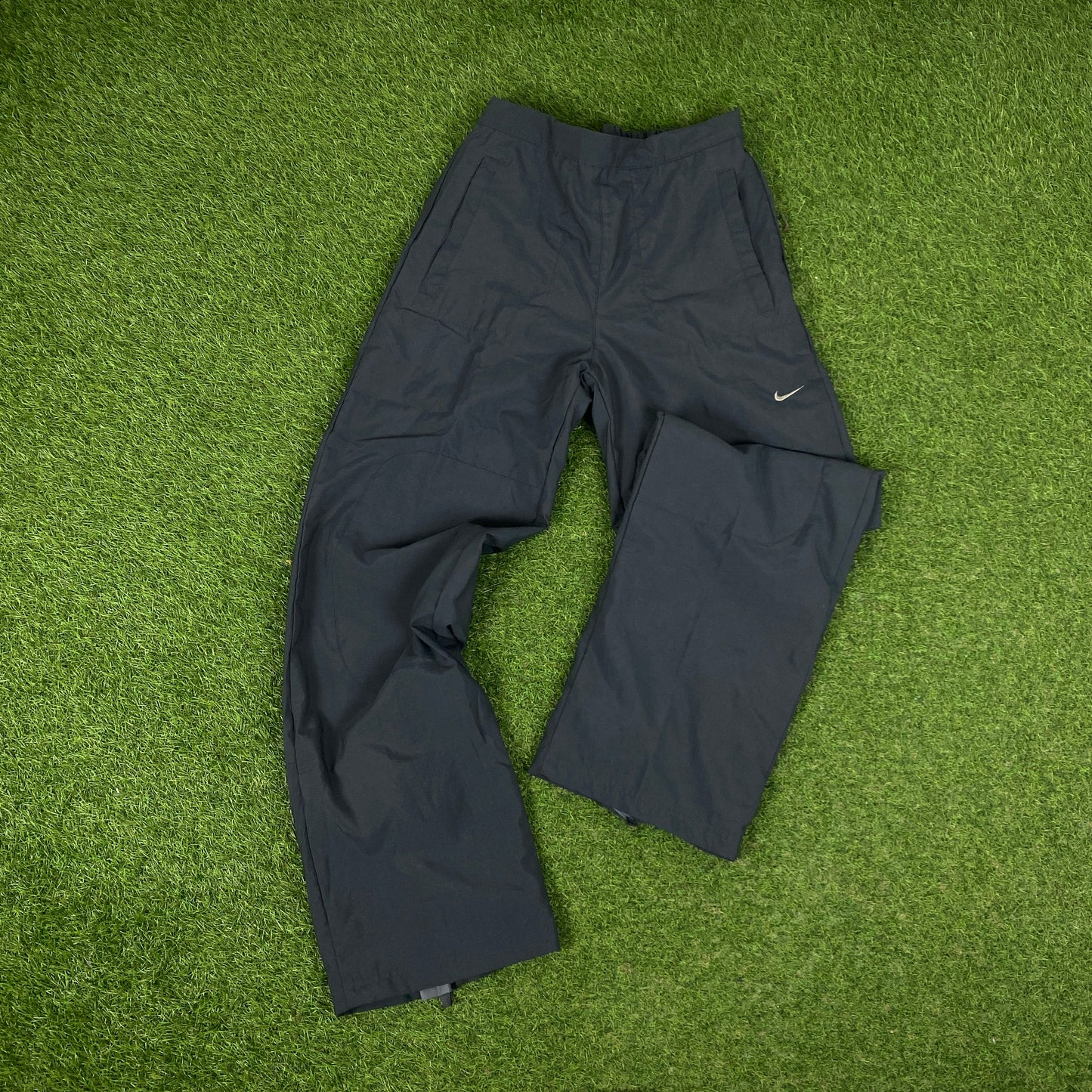 00s Nike Piping Windbreaker Tracksuit Set Jacket + Joggers Pink XL