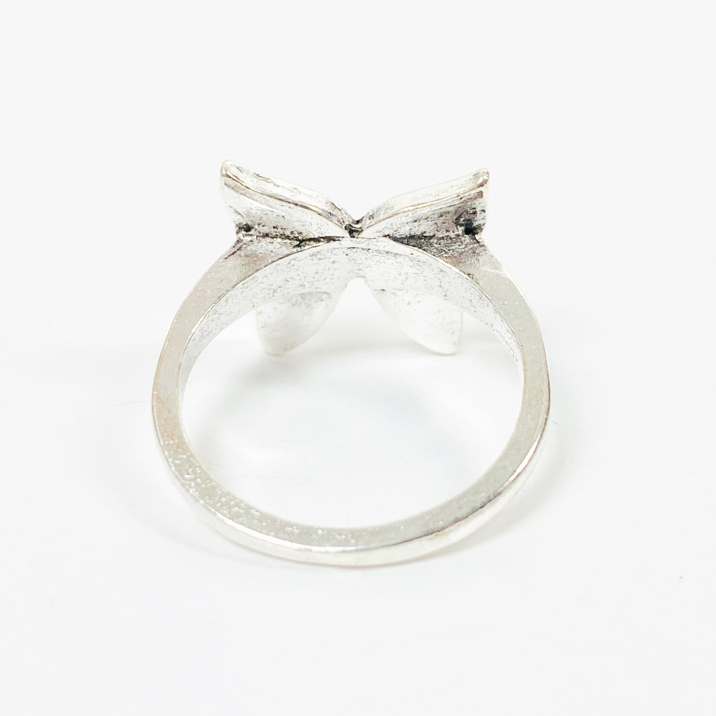 Retro Vintage Butterfly Ring Silver