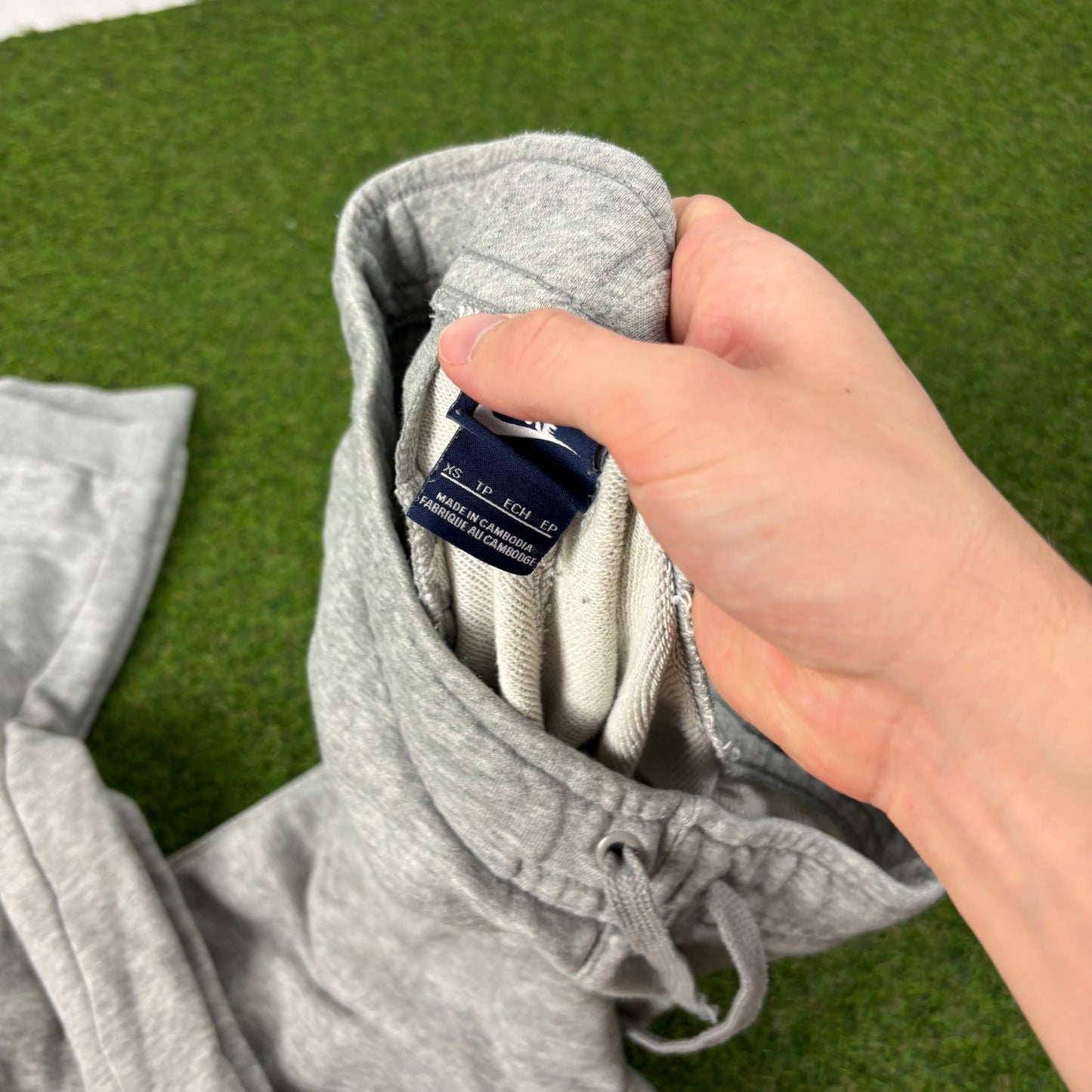 00s Nike Cotton Joggers Grey XS