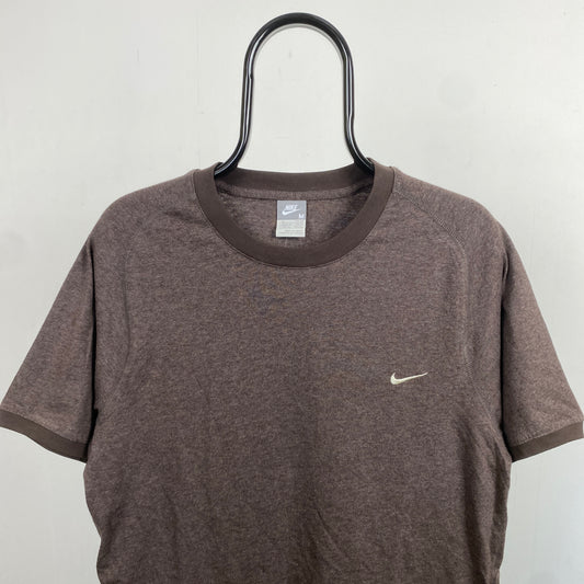 00s Nike T-Shirt Brown Medium