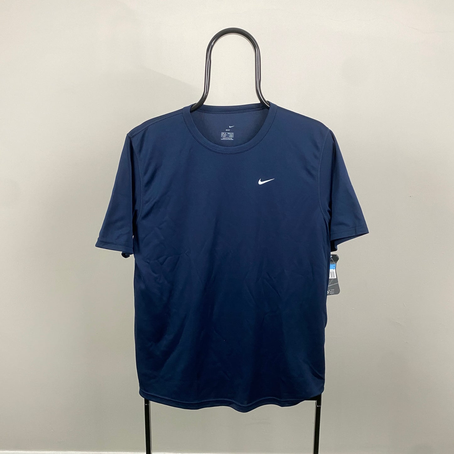 00s Nike Dri-Fit Running T-Shirt Blue Medium