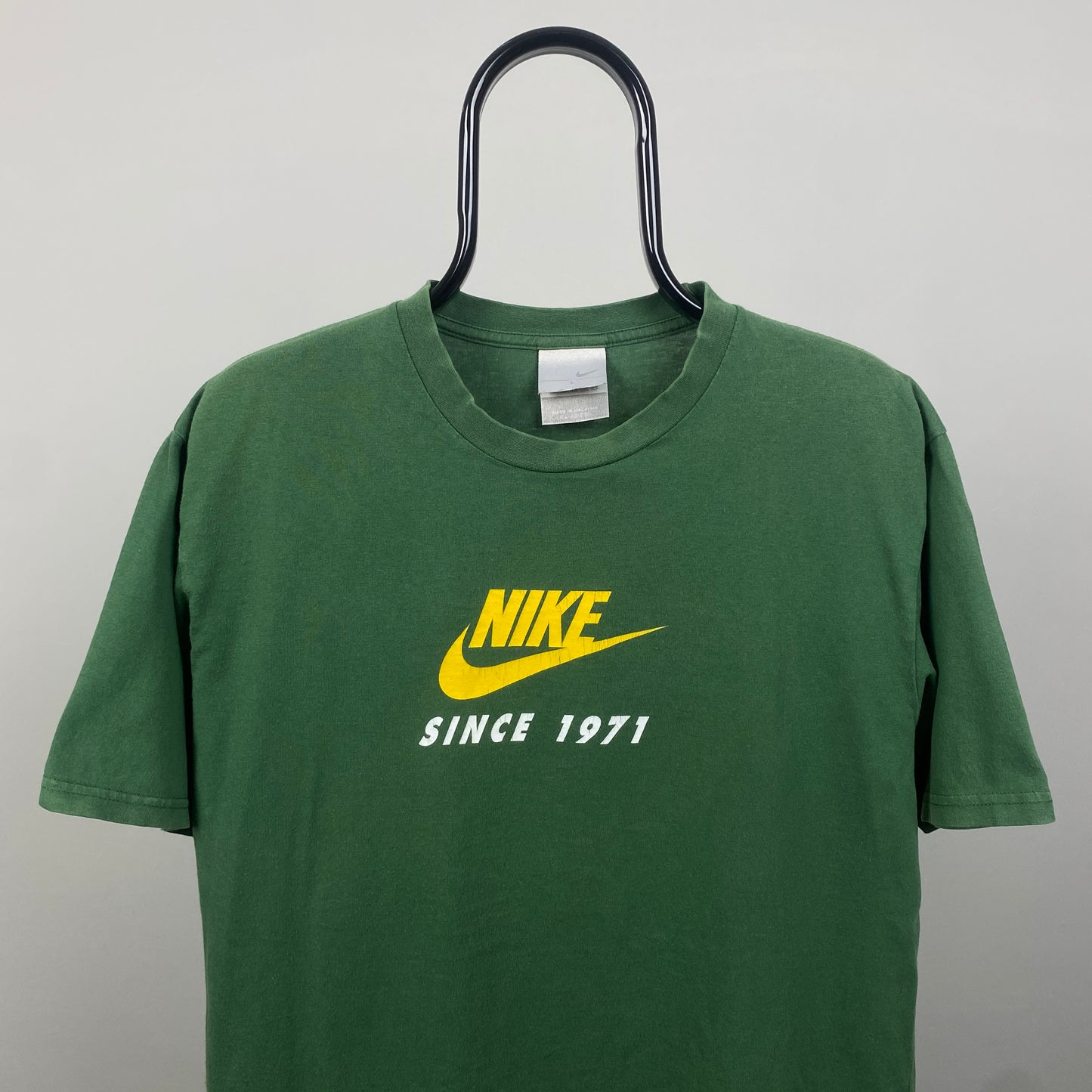 00s Nike T-Shirt Green Large