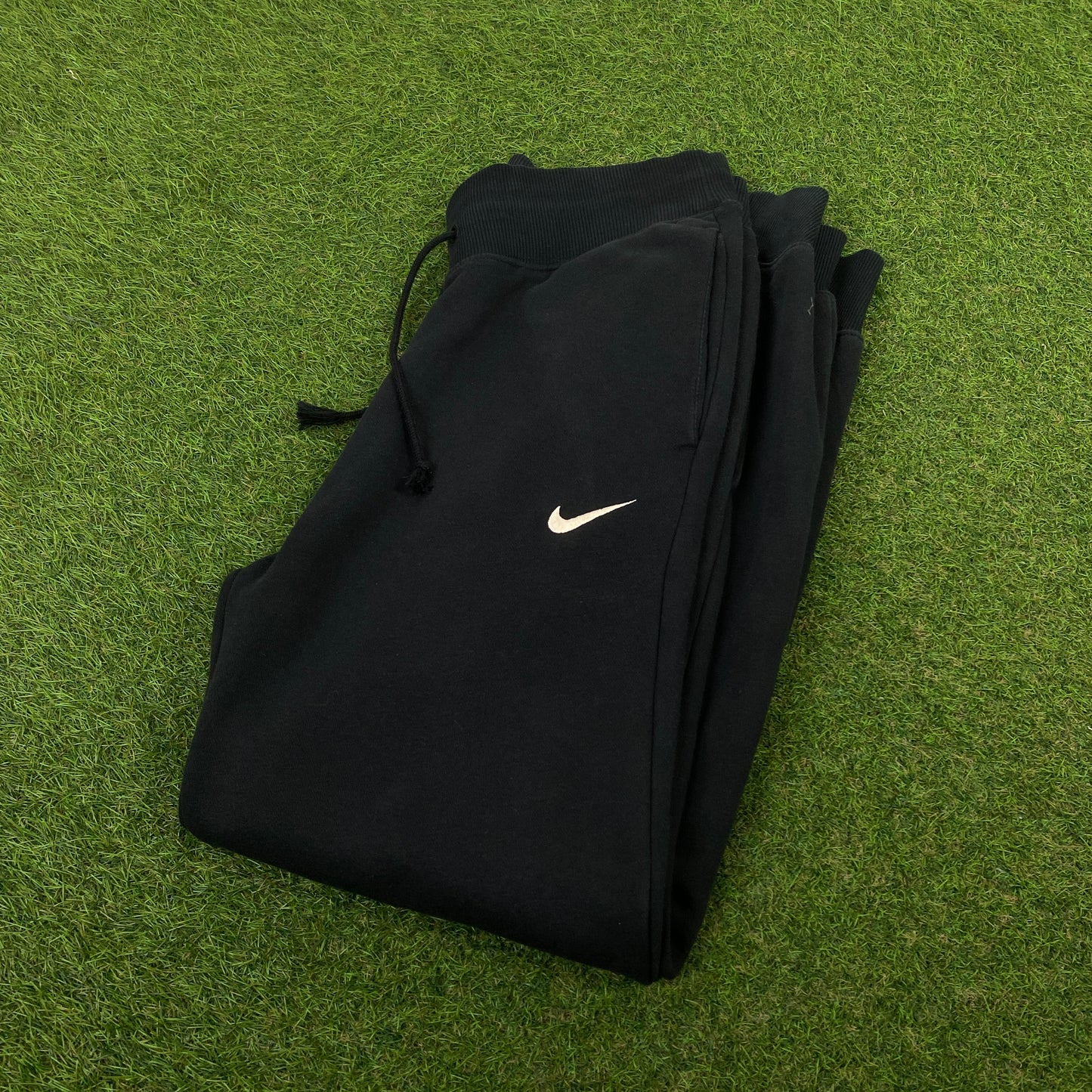 00s Nike Cotton Joggers Black Small