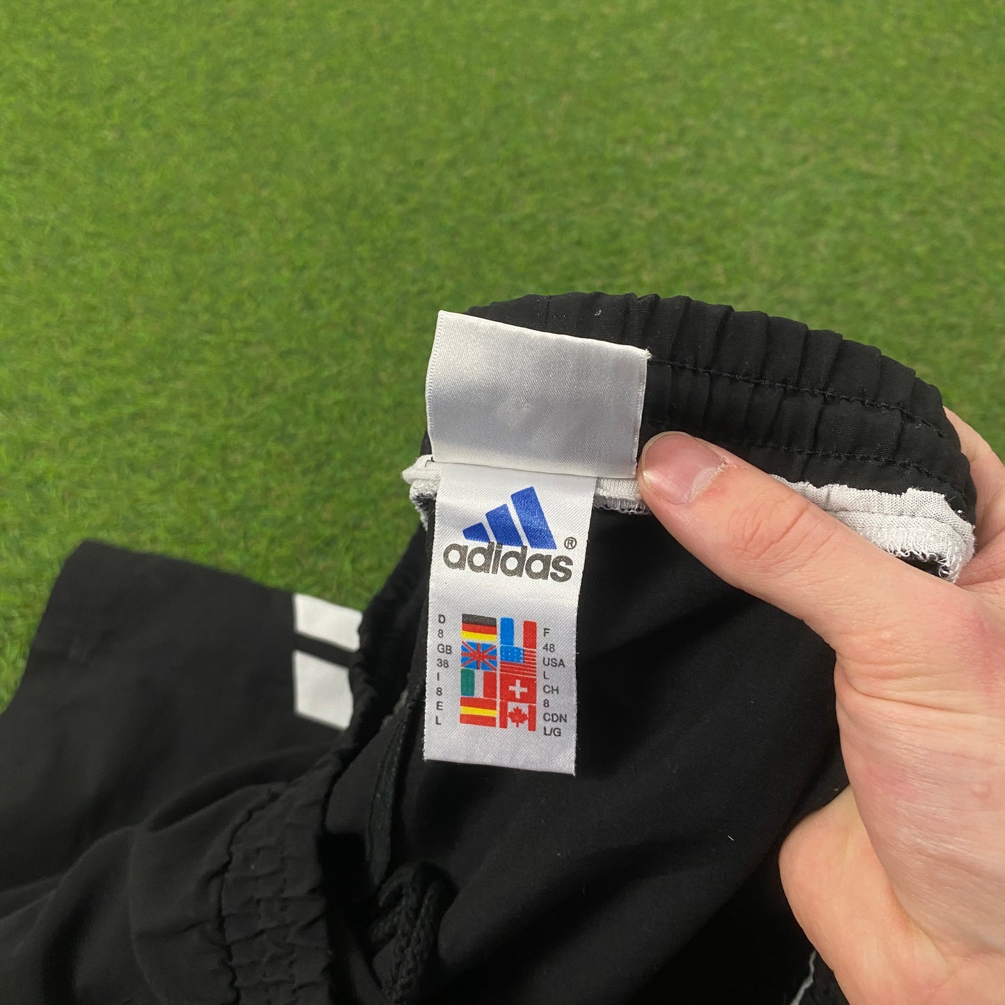 90s Adidas Shorts Black Large
