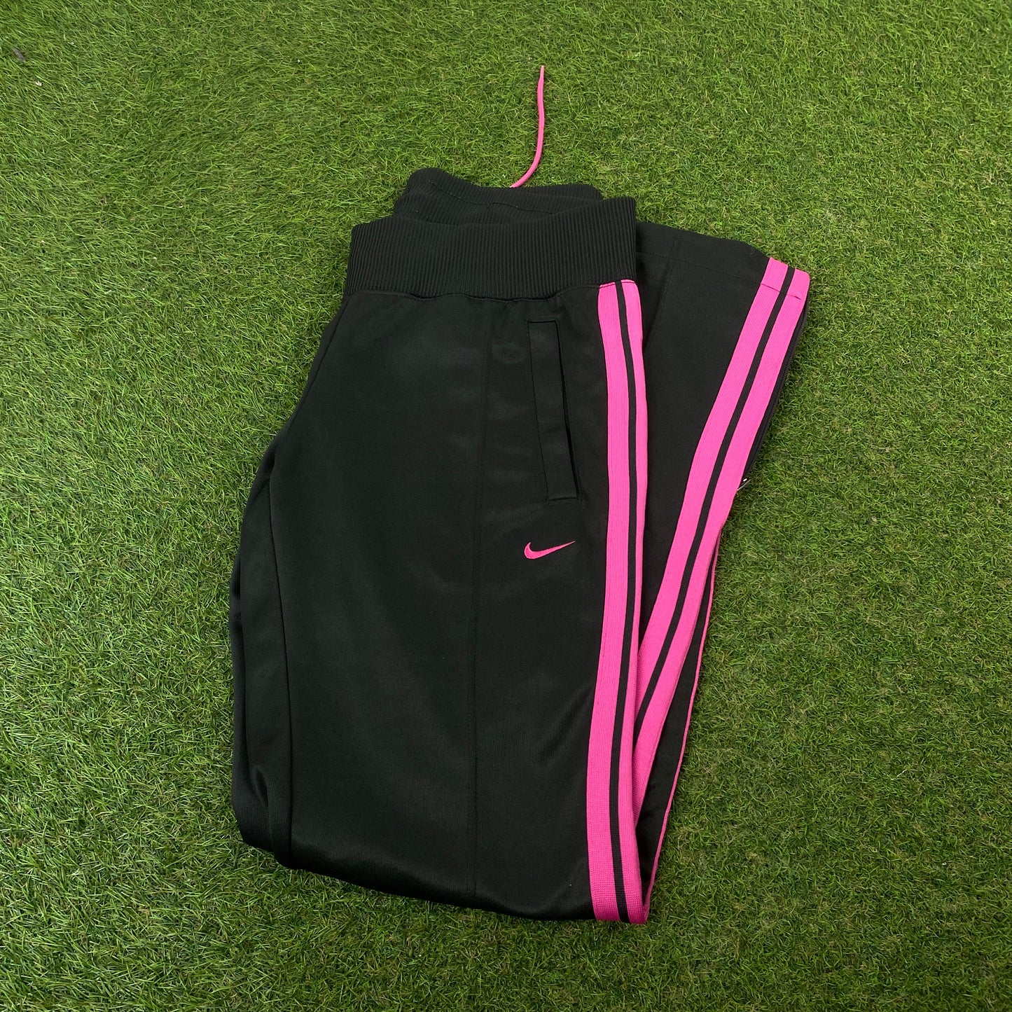 00s Nike Wide Leg Joggers Grey Small