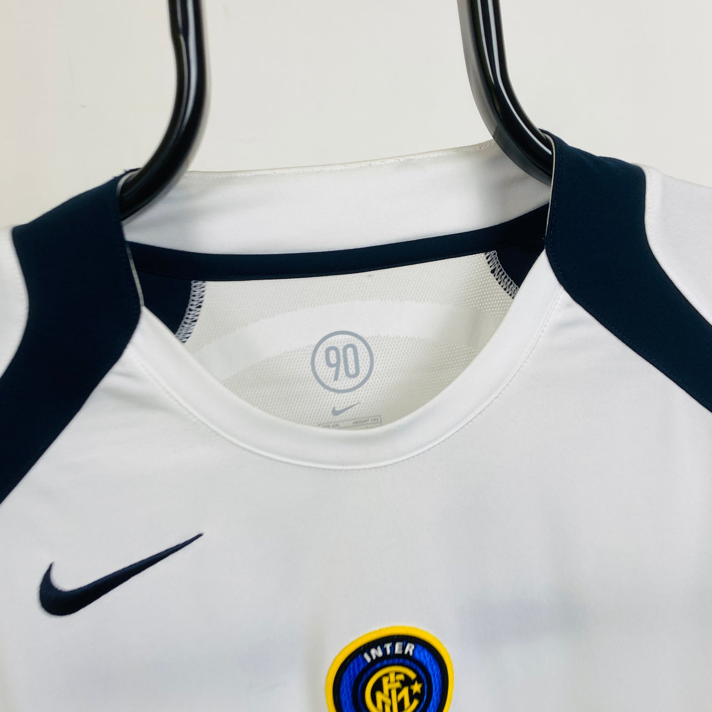 00s Nike Inter Milan Football Shirt T-Shirt White XXL