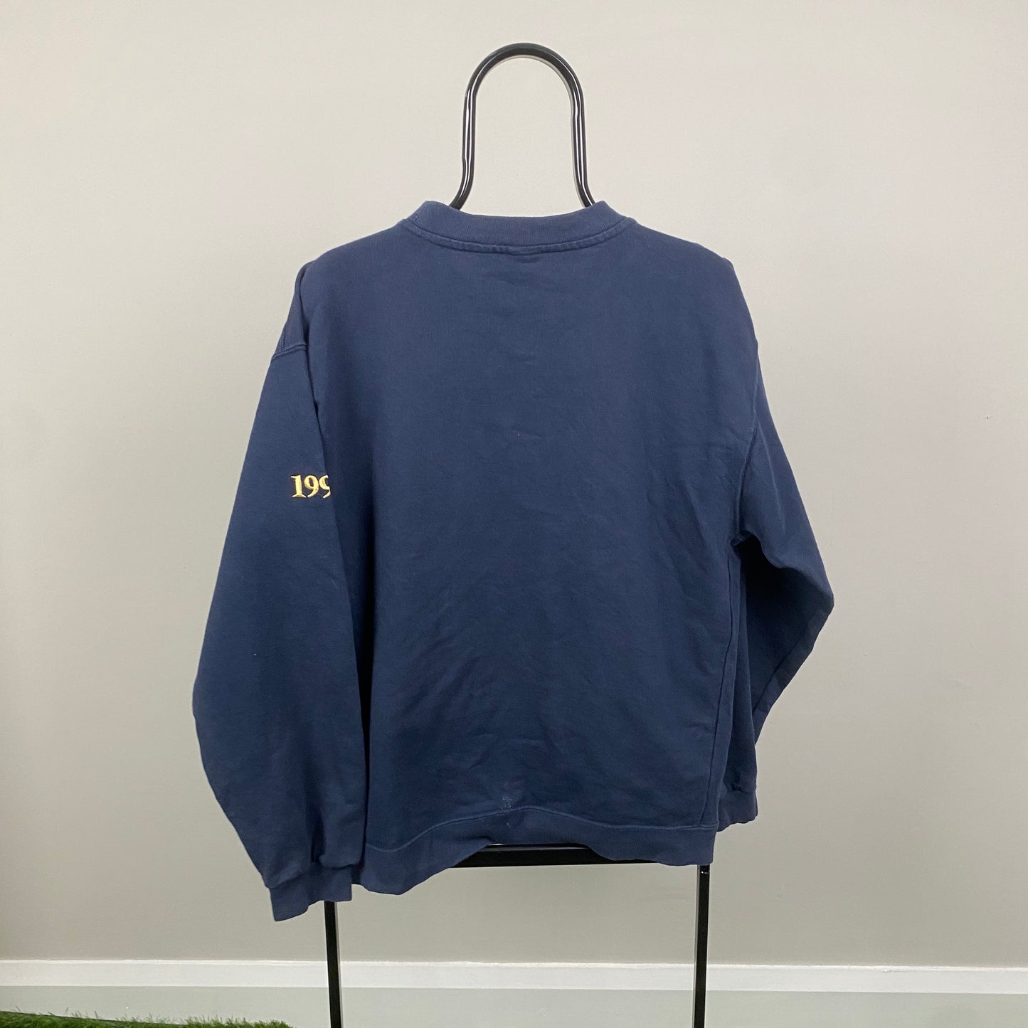 90s Nike Barcelona Centenary Sweatshirt Blue Small