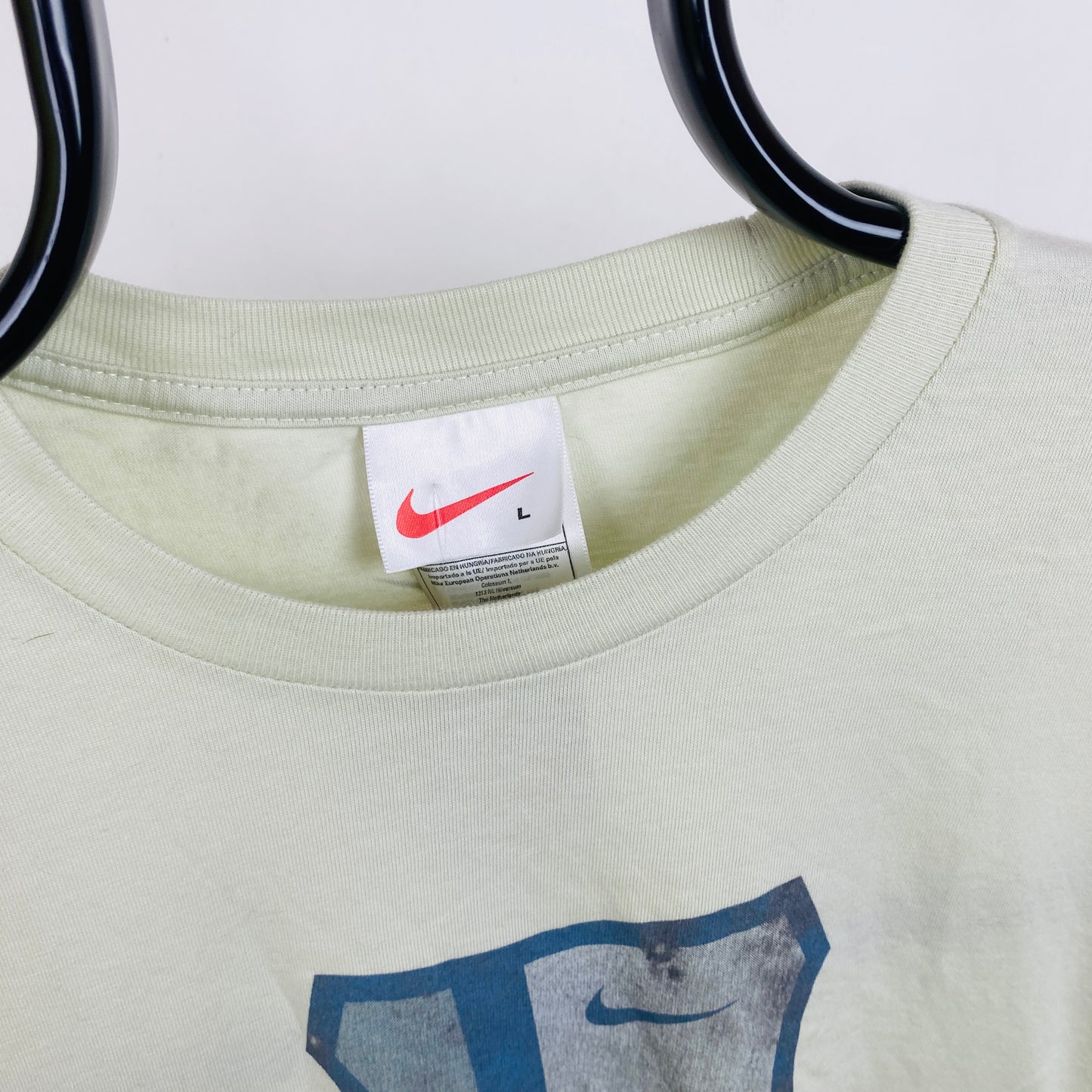 90s Nike Crest T-Shirt Brown Large