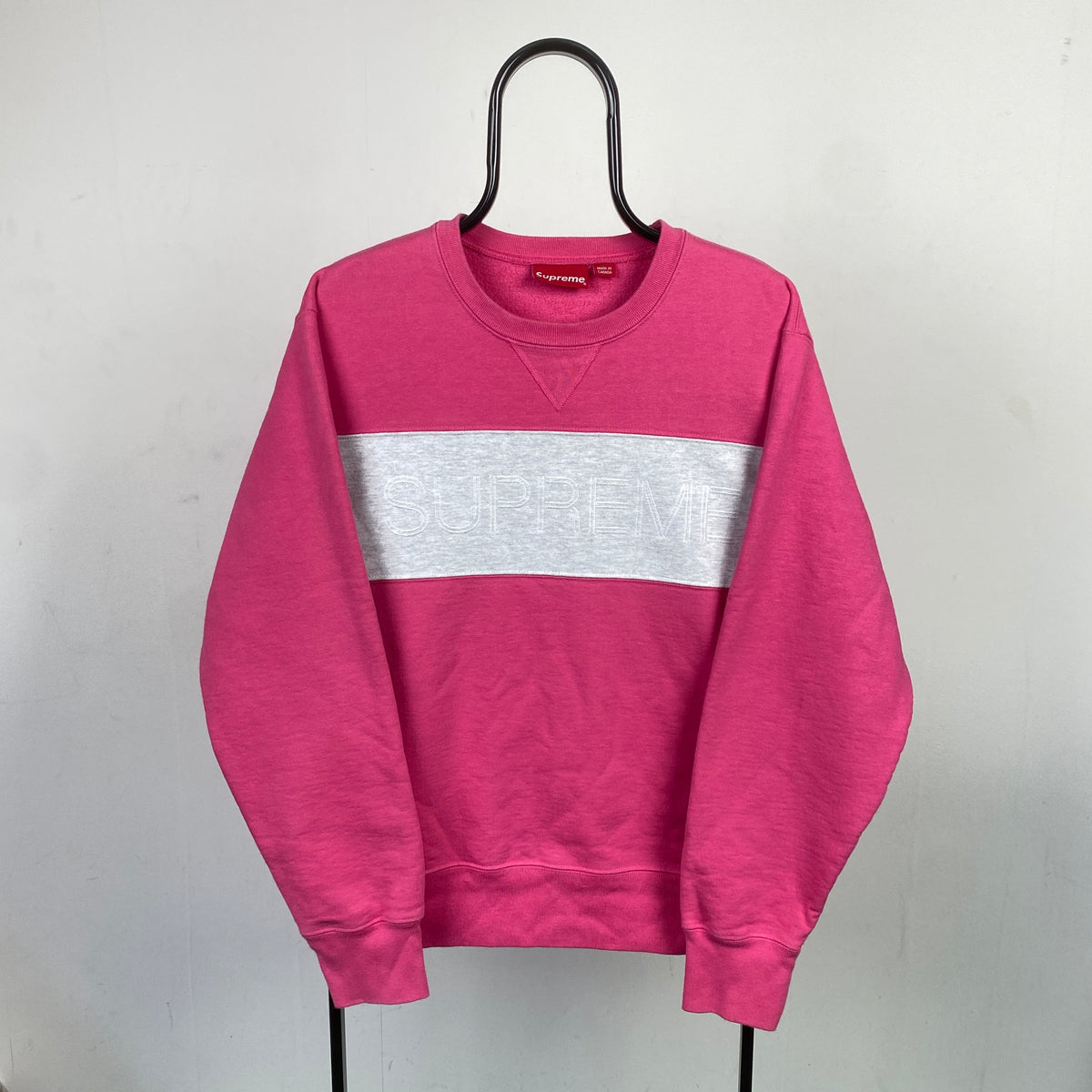 supreme sweater pink