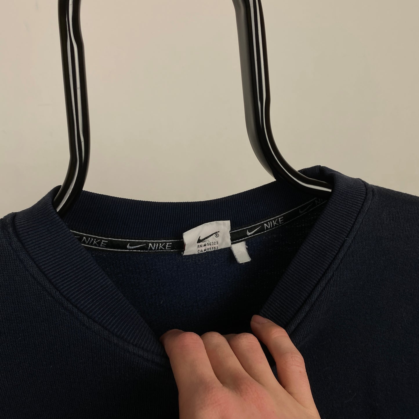 90s Nike Sweatshirt Blue Small