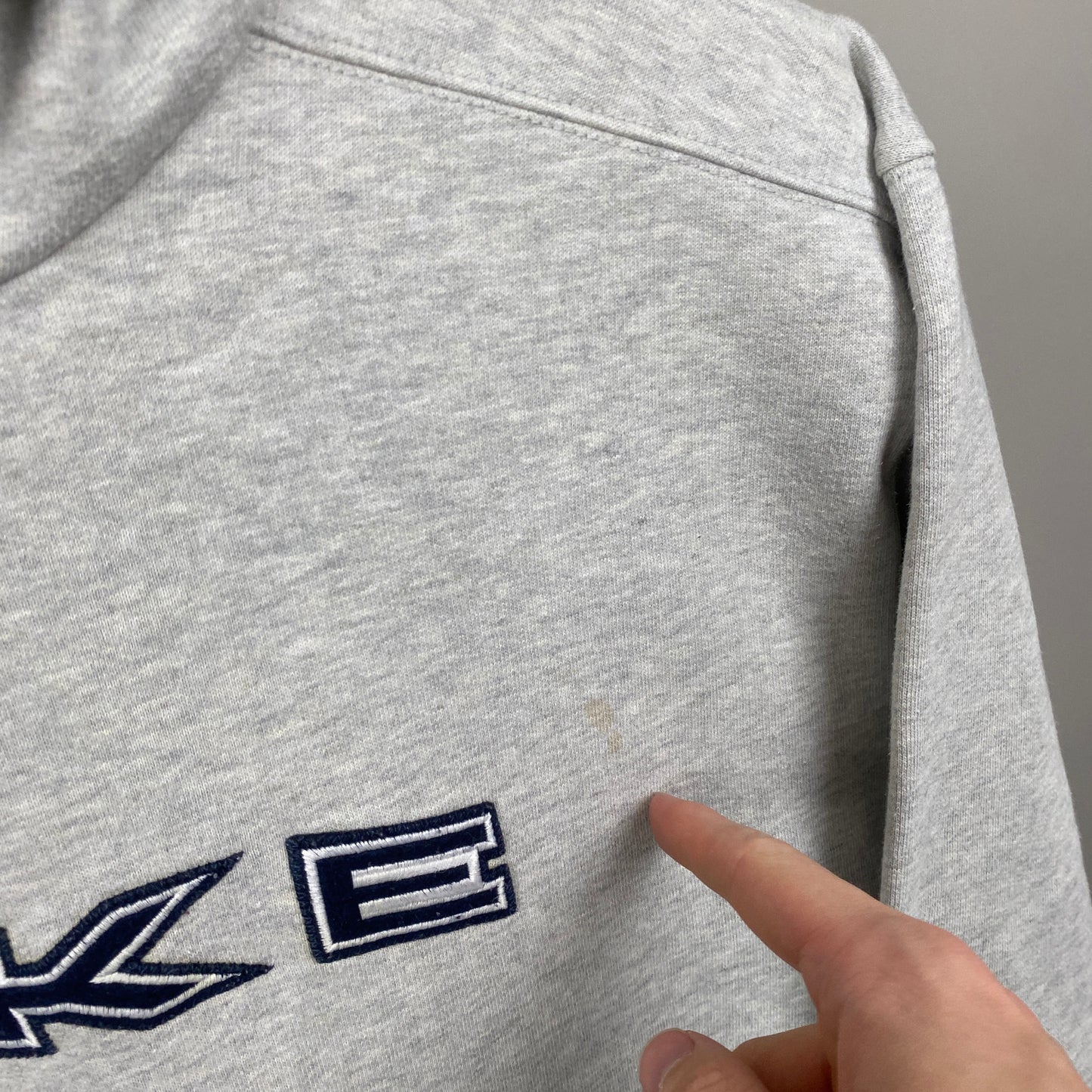 90s Nike Hoodie Grey Small