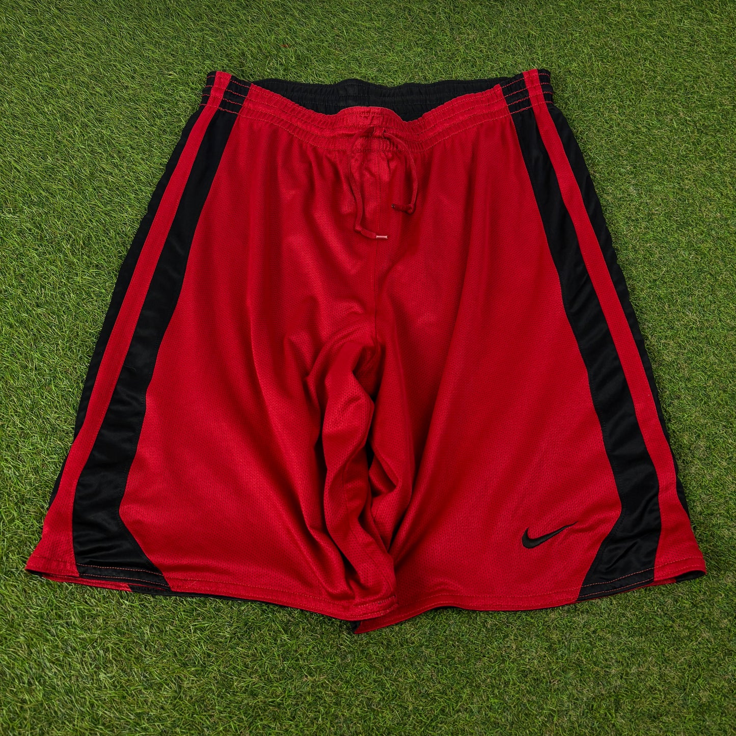 90s Nike Reversible Nylon Basketball Shorts Black XL
