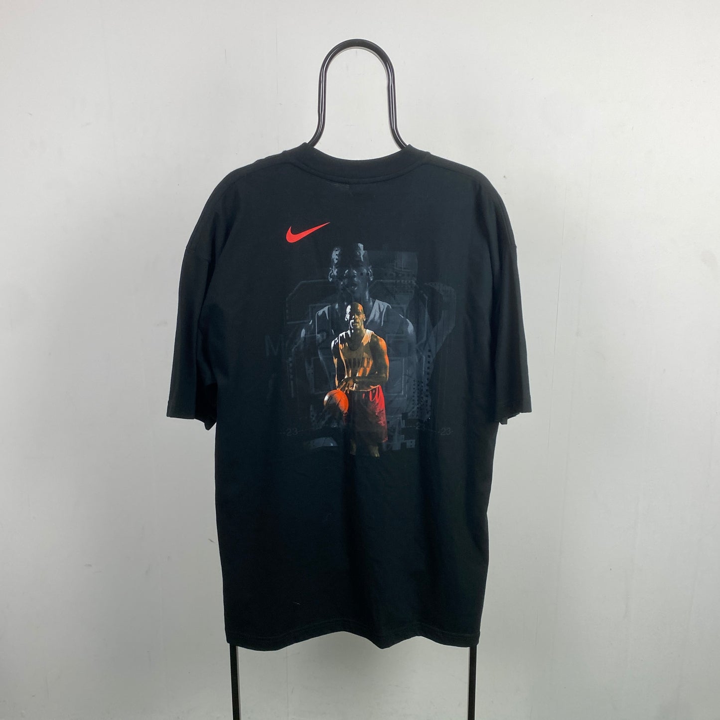 90s Nike Michael Jordan T-Shirt Black Large