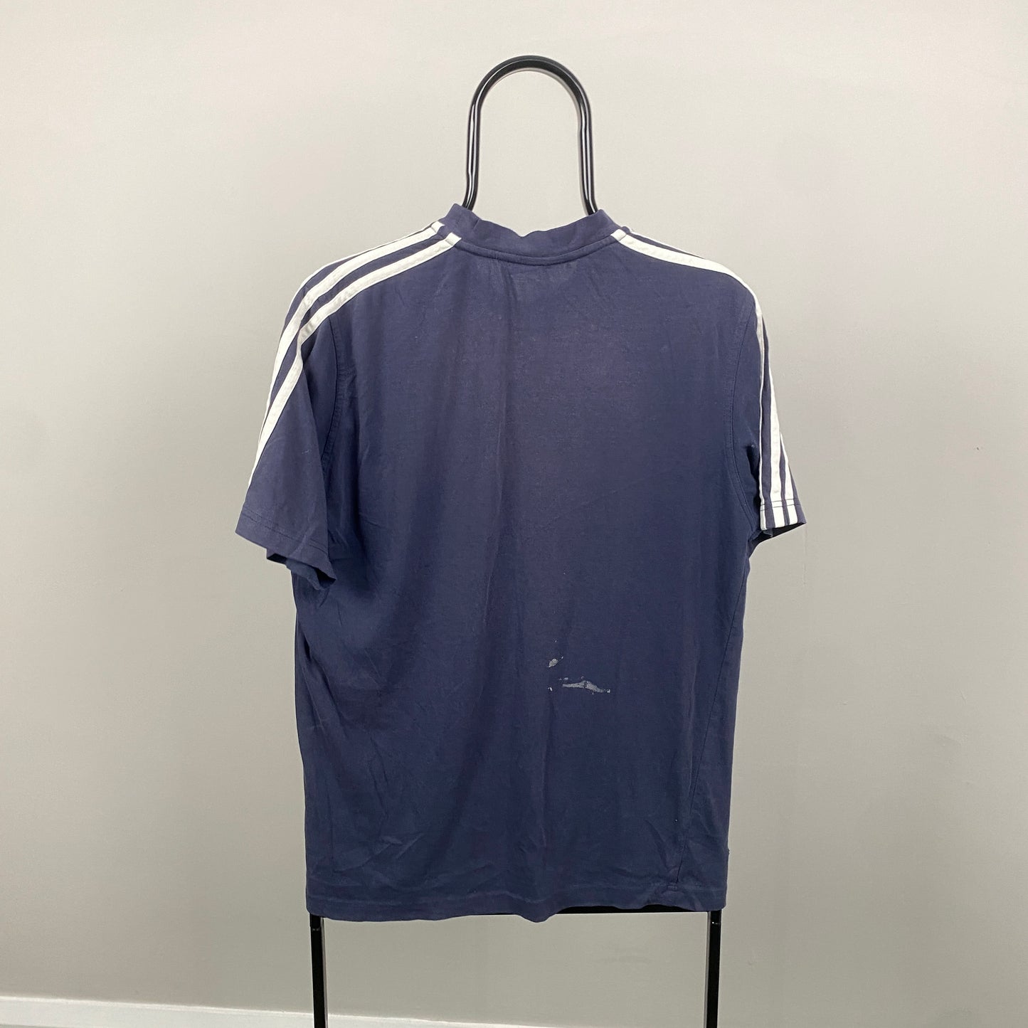 90s Adidas T-Shirt Blue Medium