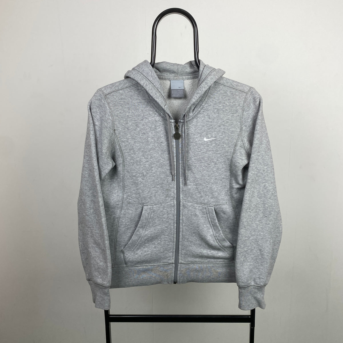 00s Nike Zip Hoodie Grey XS Clout Closet