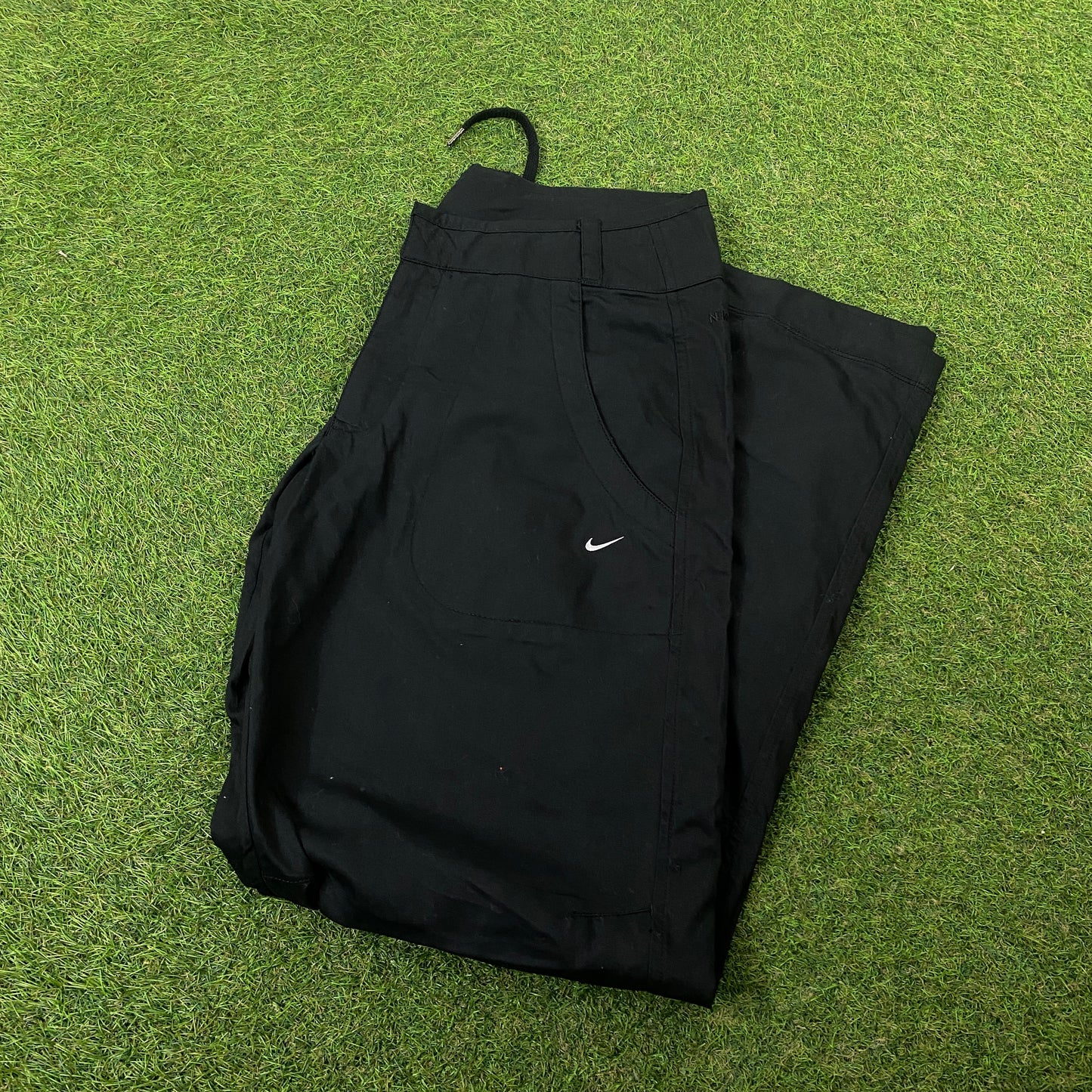00s Nike Parachute Cargo Joggers Black Small