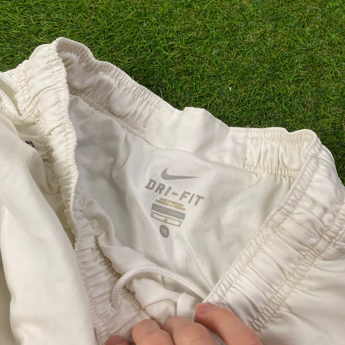 00s Nike Wolfsburg Football Shorts White Mediumr
