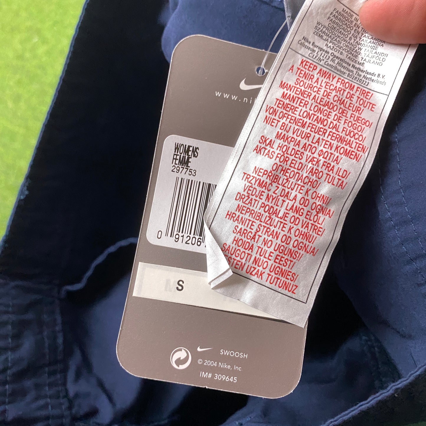 00s Nike Cargo Joggers Blue Small