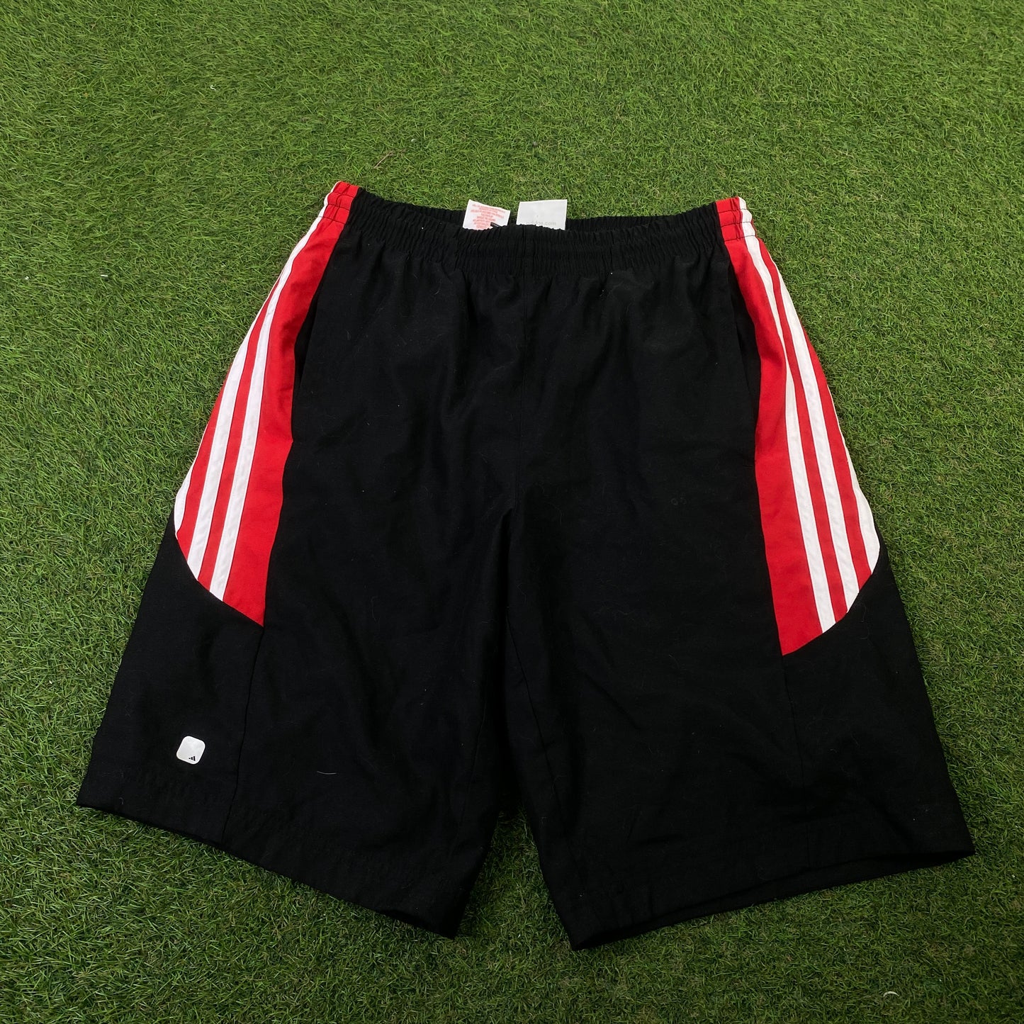 00s Adidas Gym Shorts Black Small