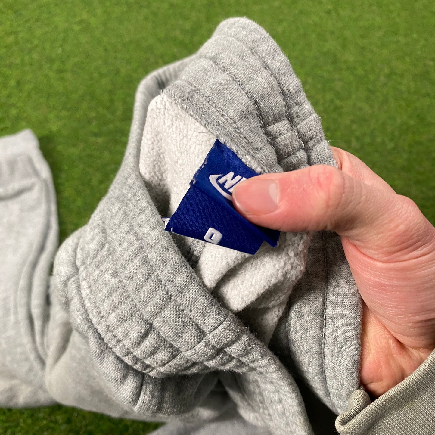 00s Nike Cotton Joggers Grey Large