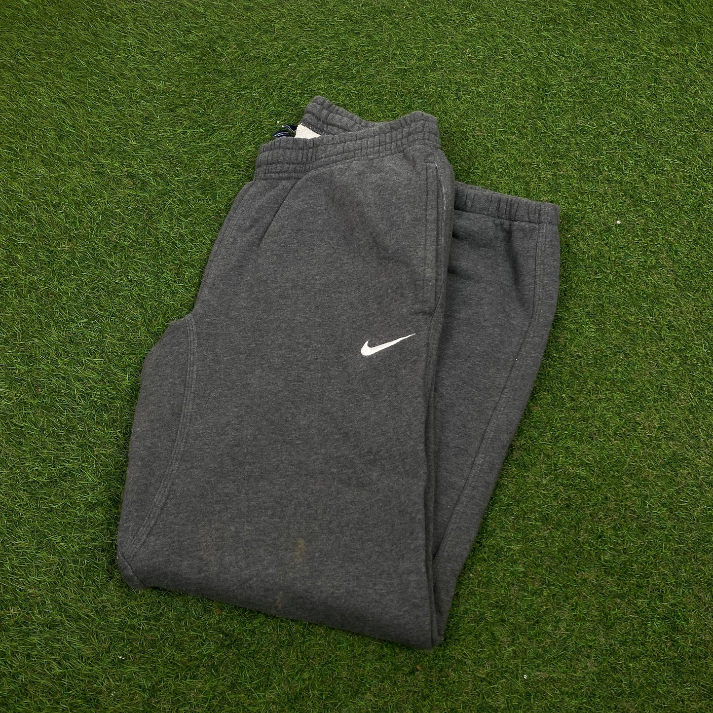 00s Nike Cotton Joggers Grey Small