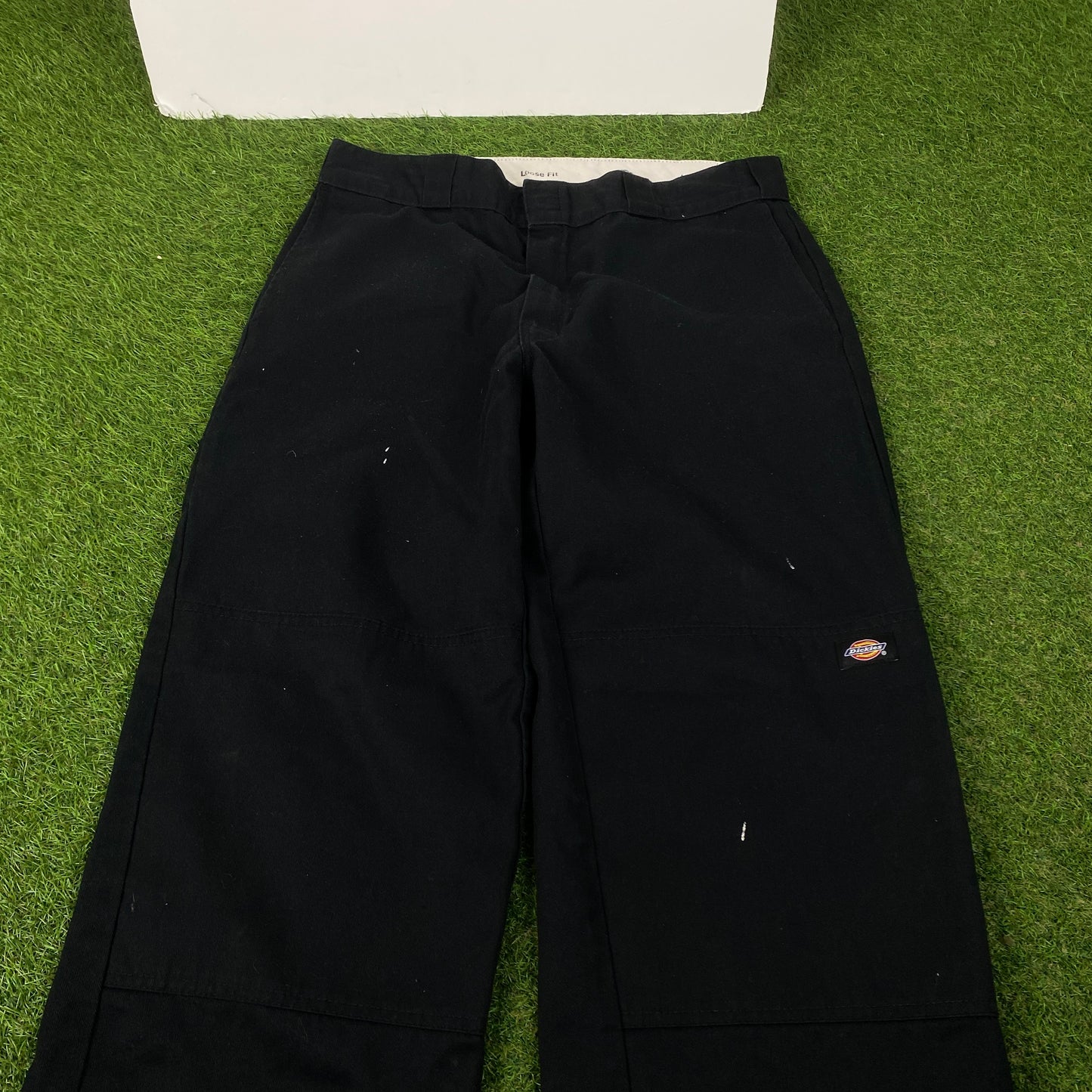00s Dickies Cargo Trousers Joggers Black Medium