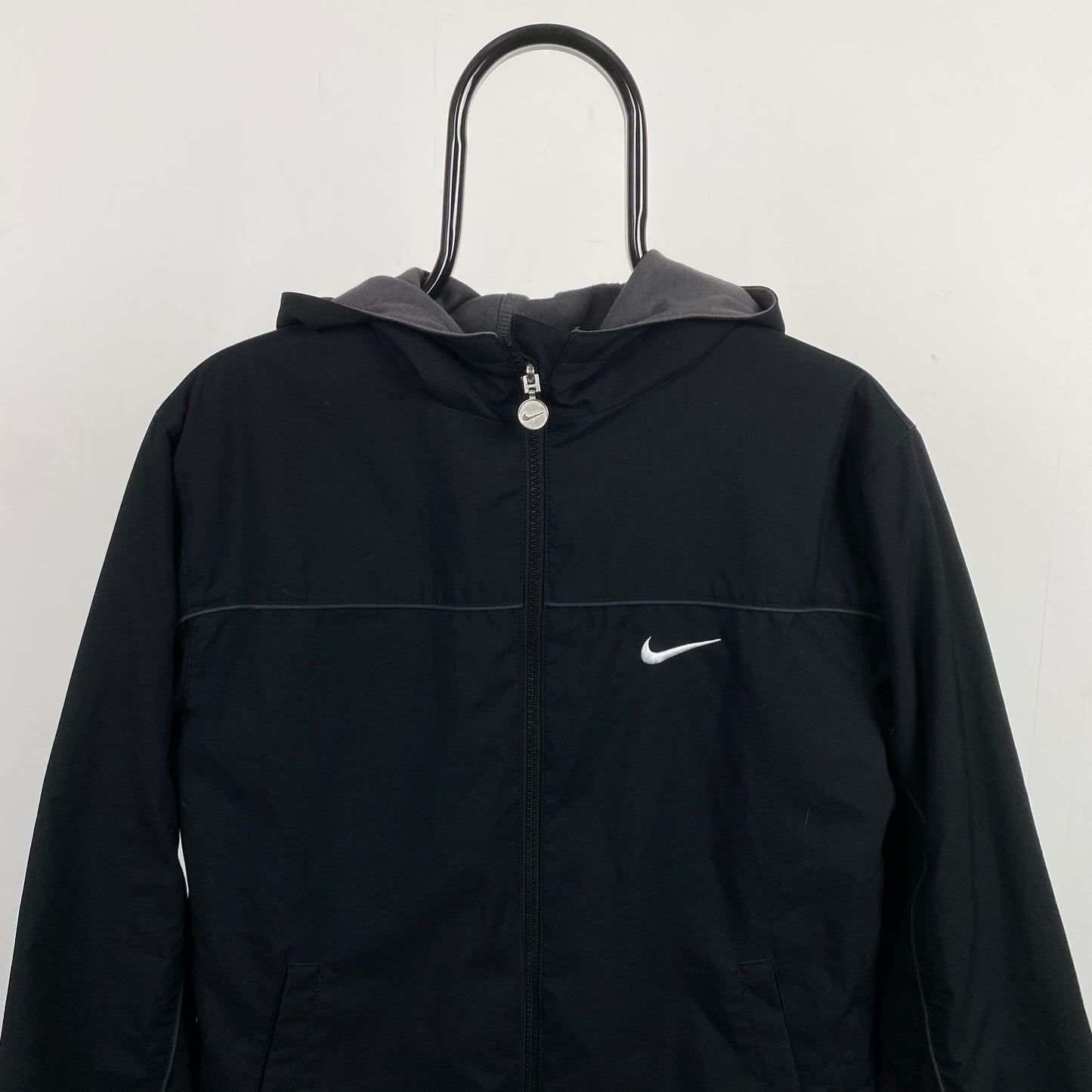 00s Nike Reversible Piping Jacket Black Small