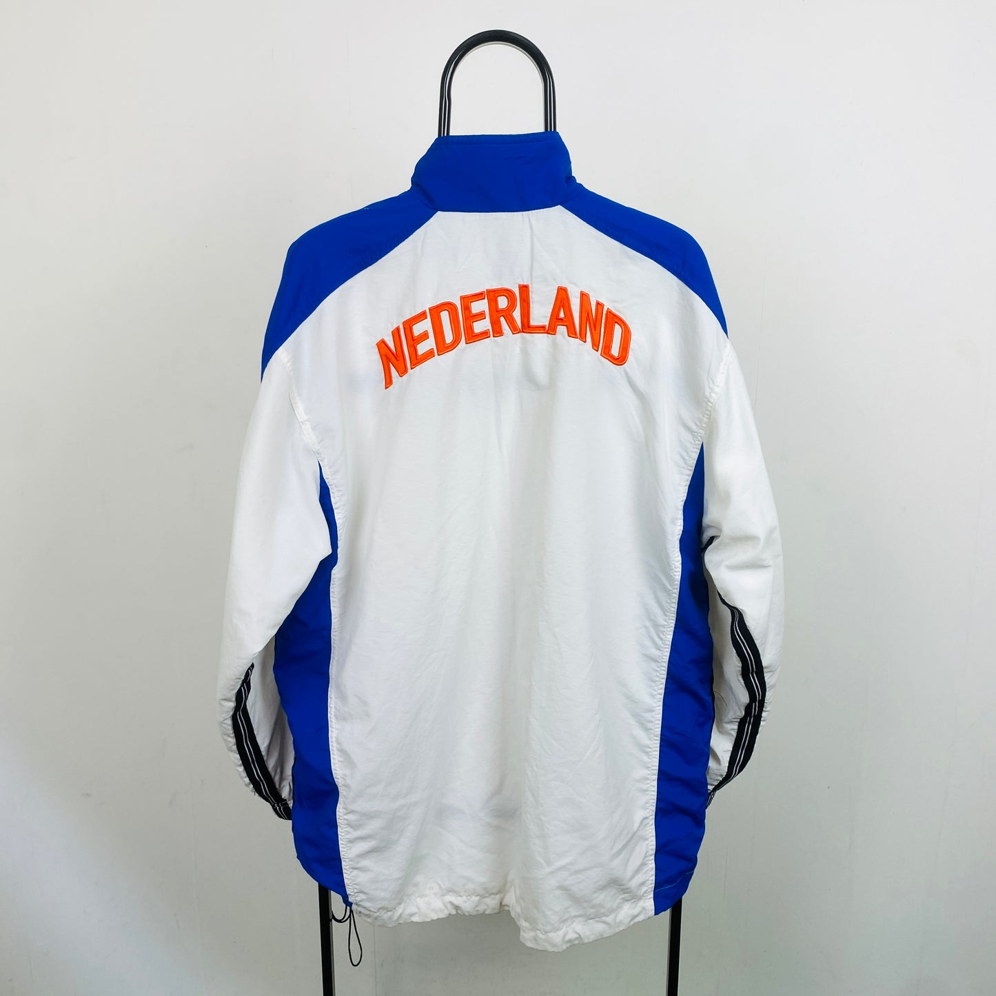 90s Nike Netherlands Windbreaker Jacket White Medium