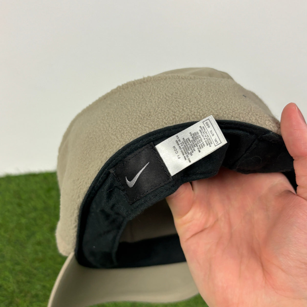 00s Nike Fleece Ear Flap Trapper Hat Brown