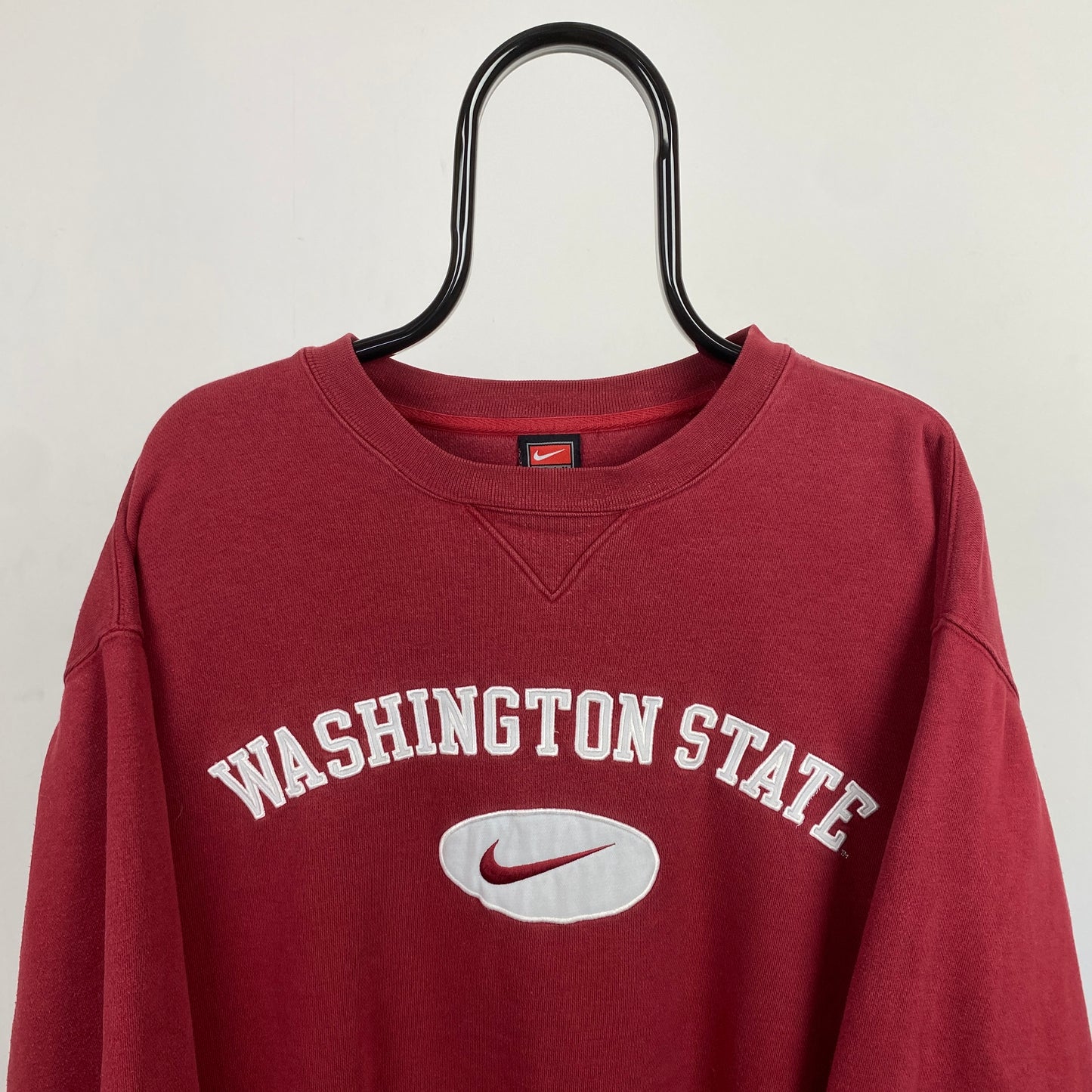 90s Nike Washington State Sweatshirt Red Large