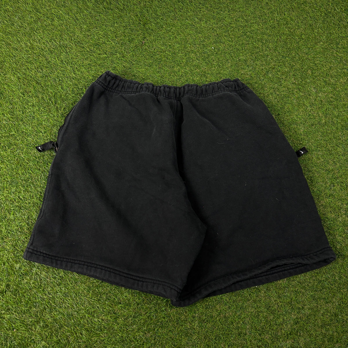 00s Nike Cotton Zip Pocket Shorts Black Medium