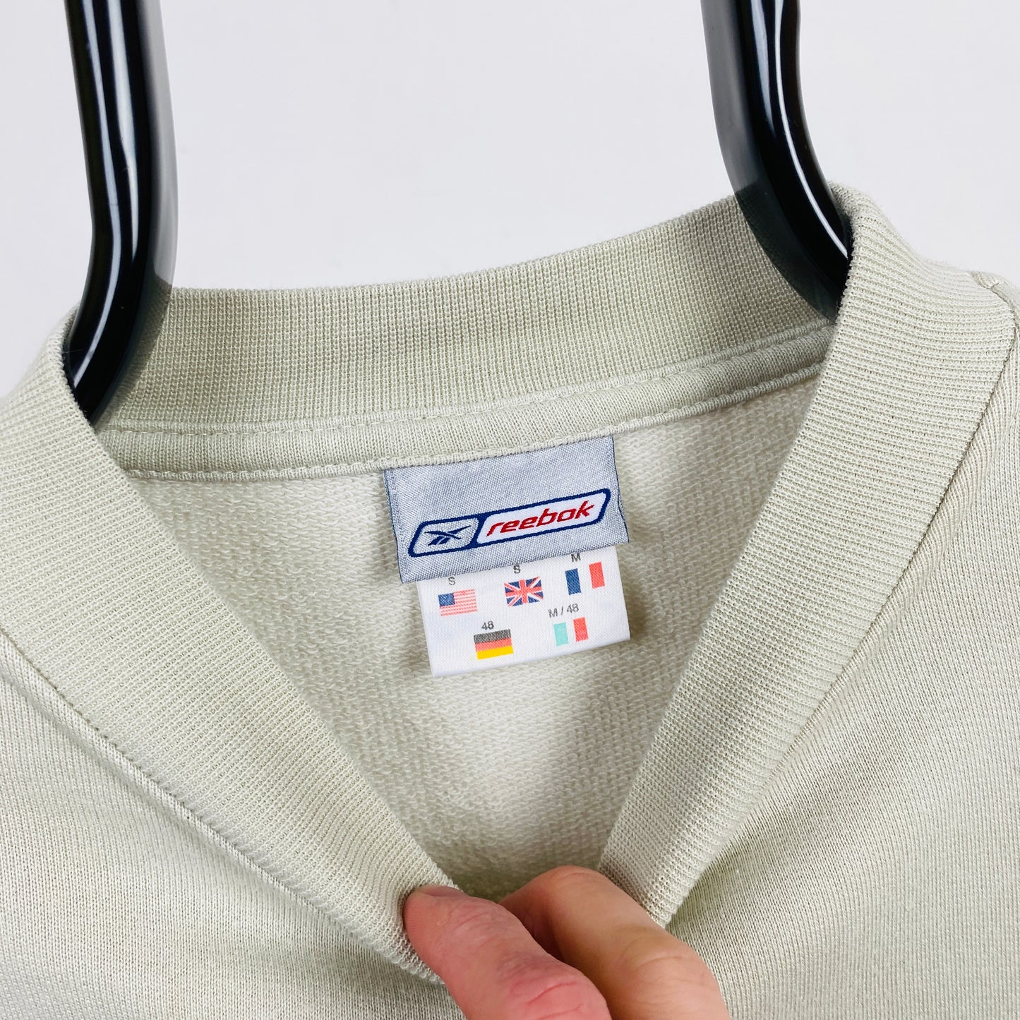 Retro Reebok Sweatshirt Brown Small