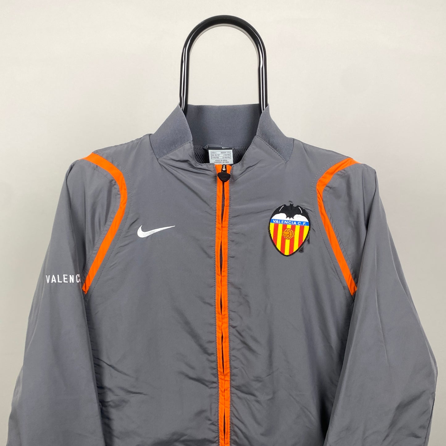 00s Nike Valencia Windbreaker Jacket Grey Small