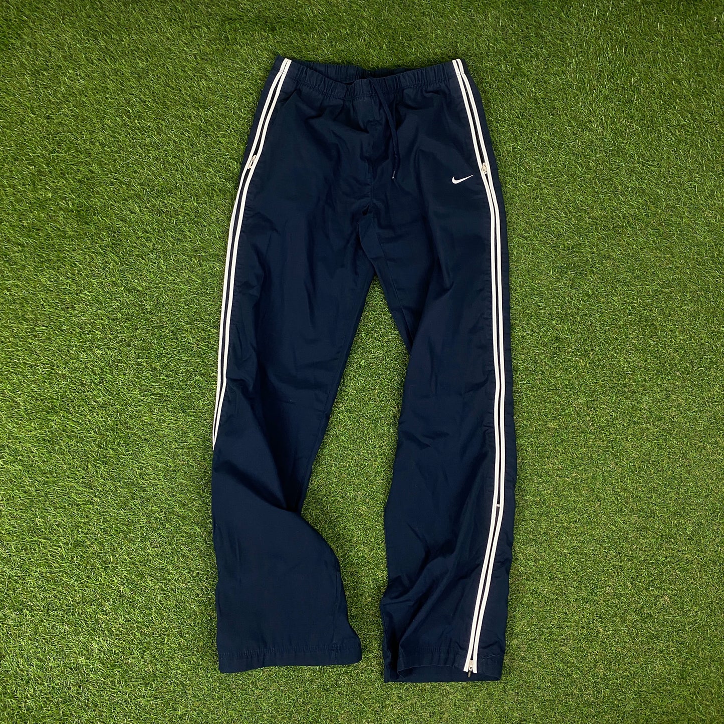 00s Nike Inter Milan T90 Windbreaker Jacket + Joggers Set Blue Small