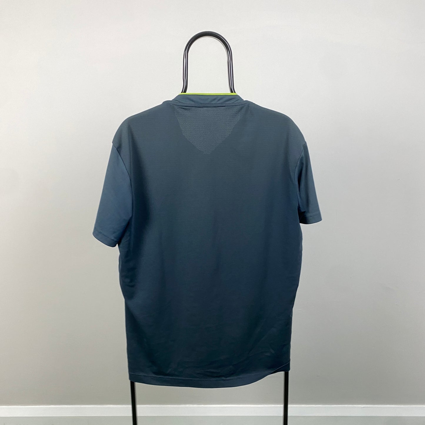 00s Adidas Running T-Shirt Blue Small
