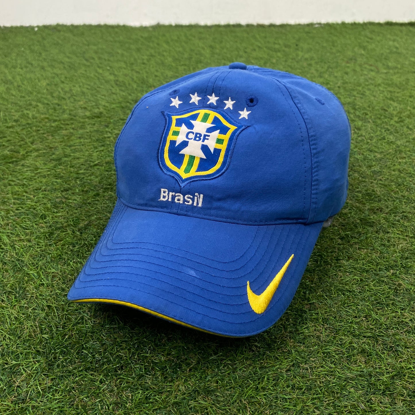 00s Nike Brazil Hat Blue