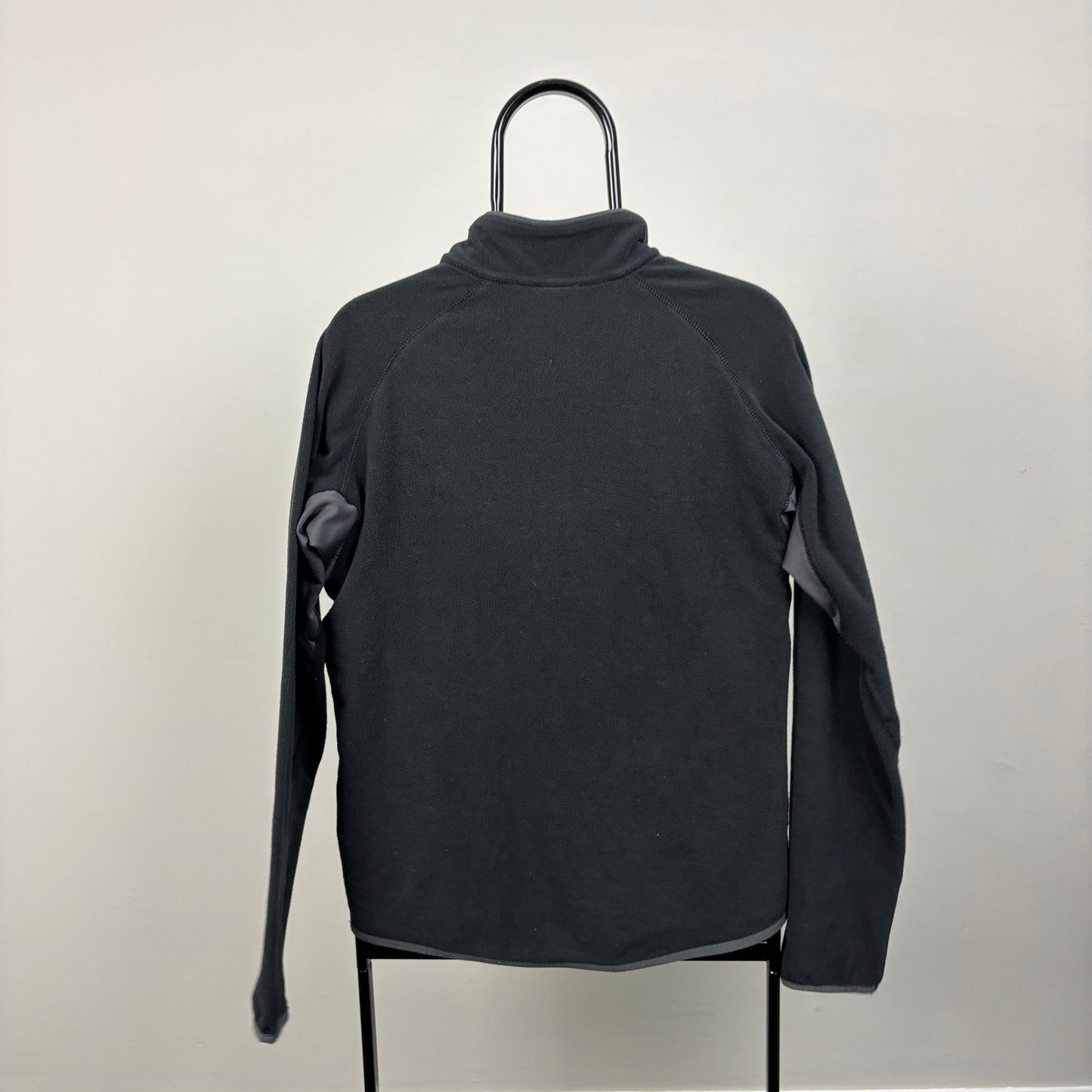 00s Nike 1/4 Zip Fleece Sweatshirt Black Large