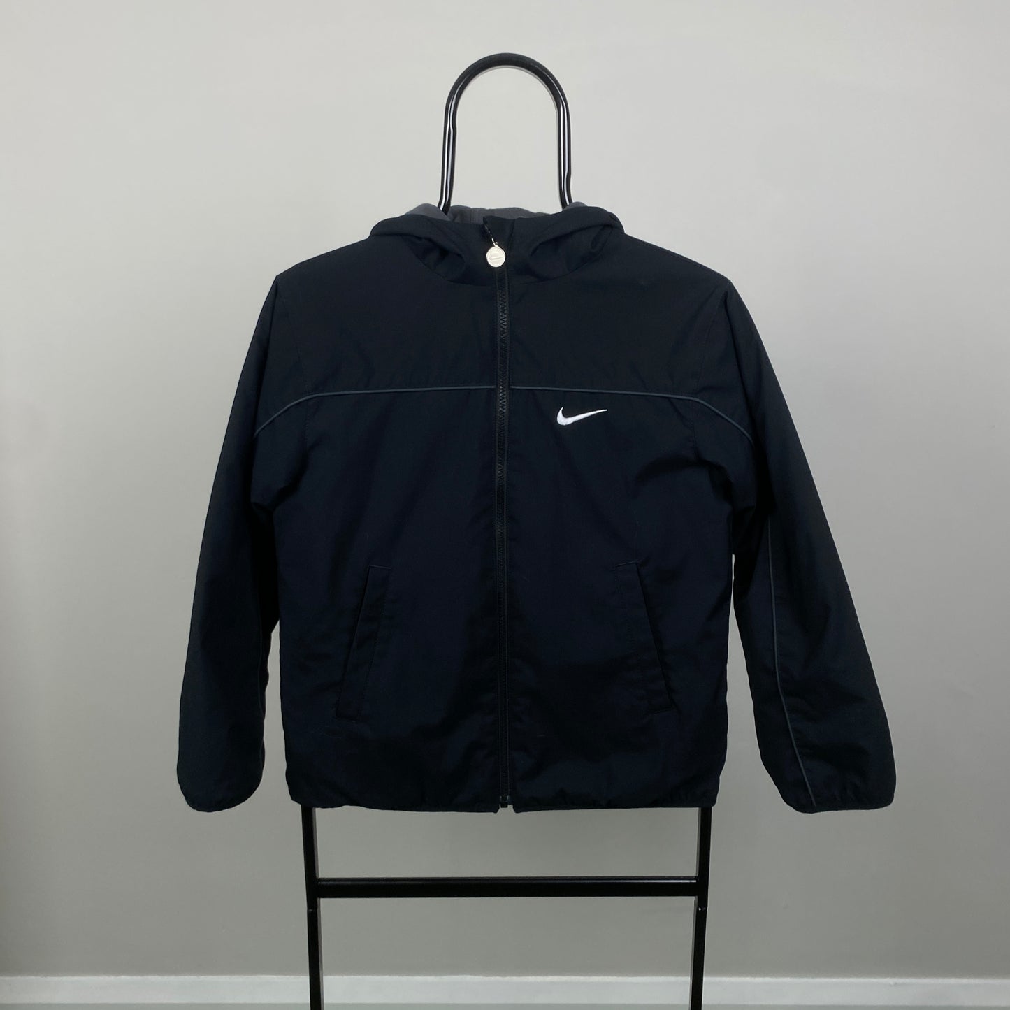 00s Nike Reversible Piping Jacket Black XS