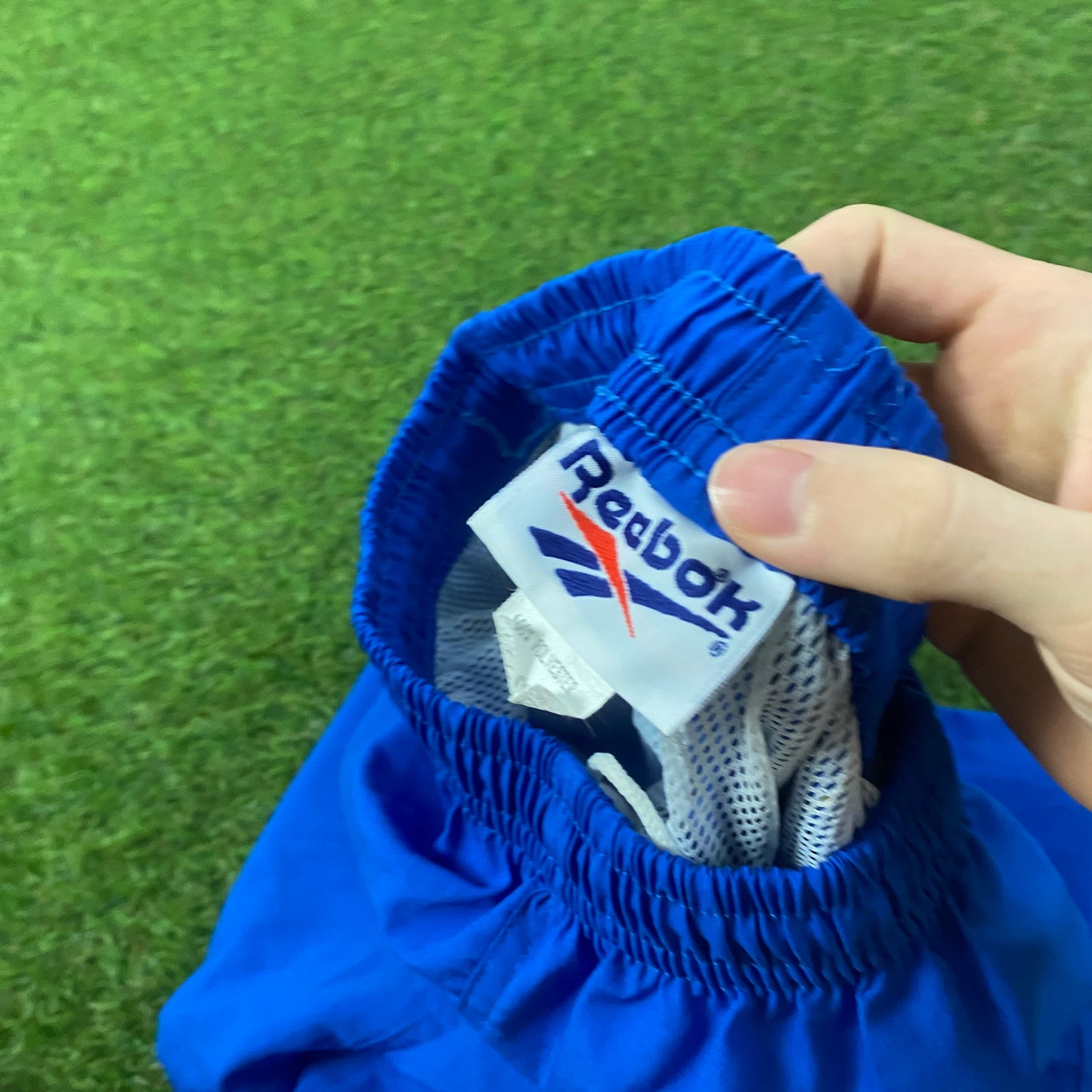 90s Reebok Shorts Blue Small