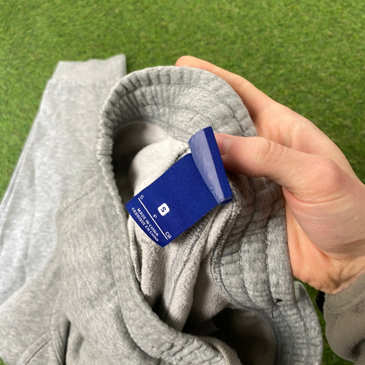 00s Nike Cotton Joggers Grey Small