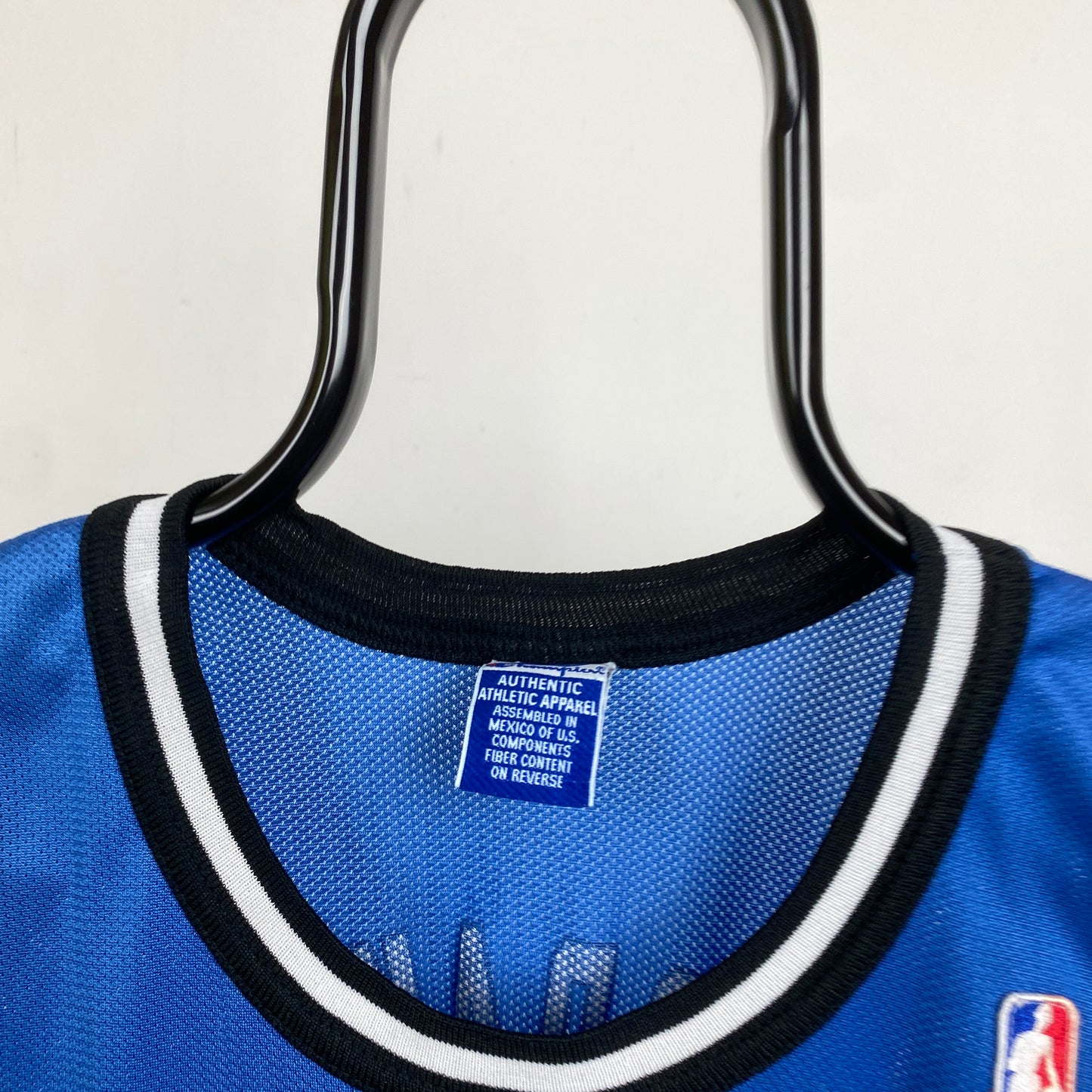 Retro Champion Orlando Magic Hardaway Basketball Vest T-Shirt Blue Small