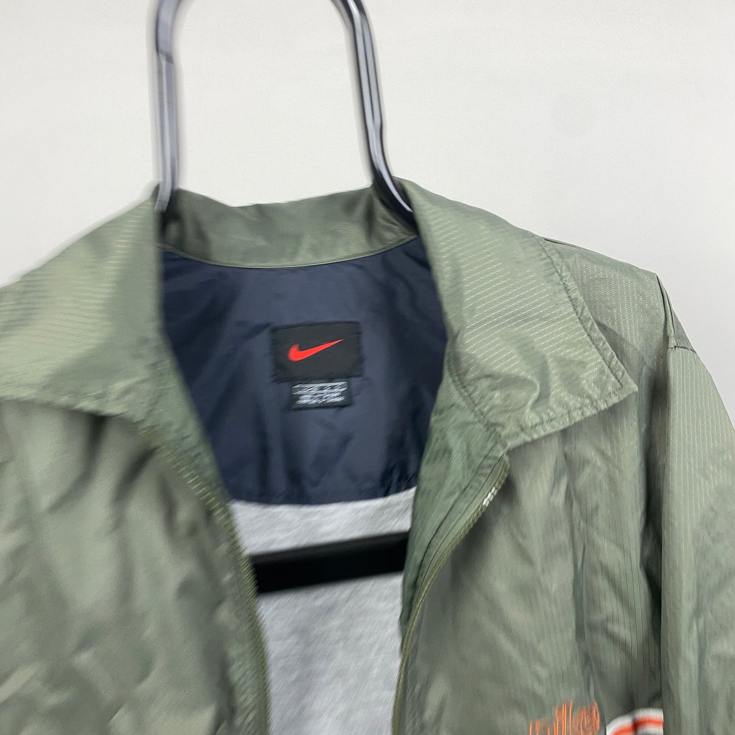 90s Nike Windbreaker Jacket Green Large