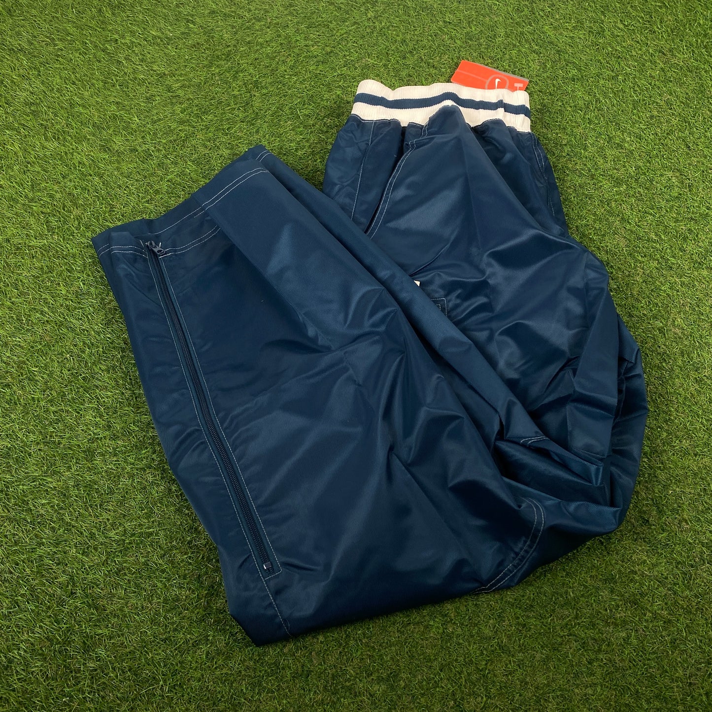 00s Nike Basketball Nylon Joggers Blue Medium