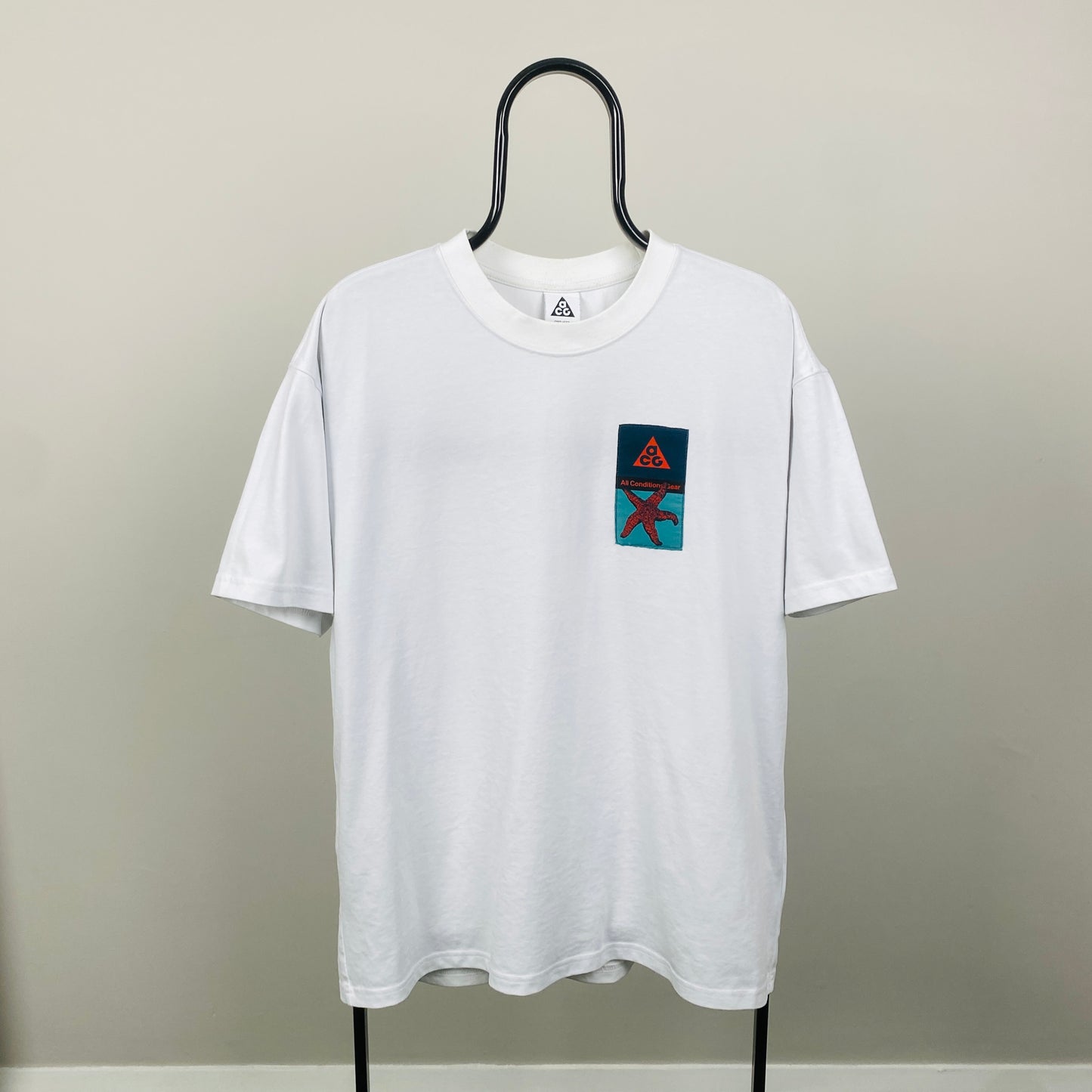 00s Nike ACG Starfish T-Shirt White Medium
