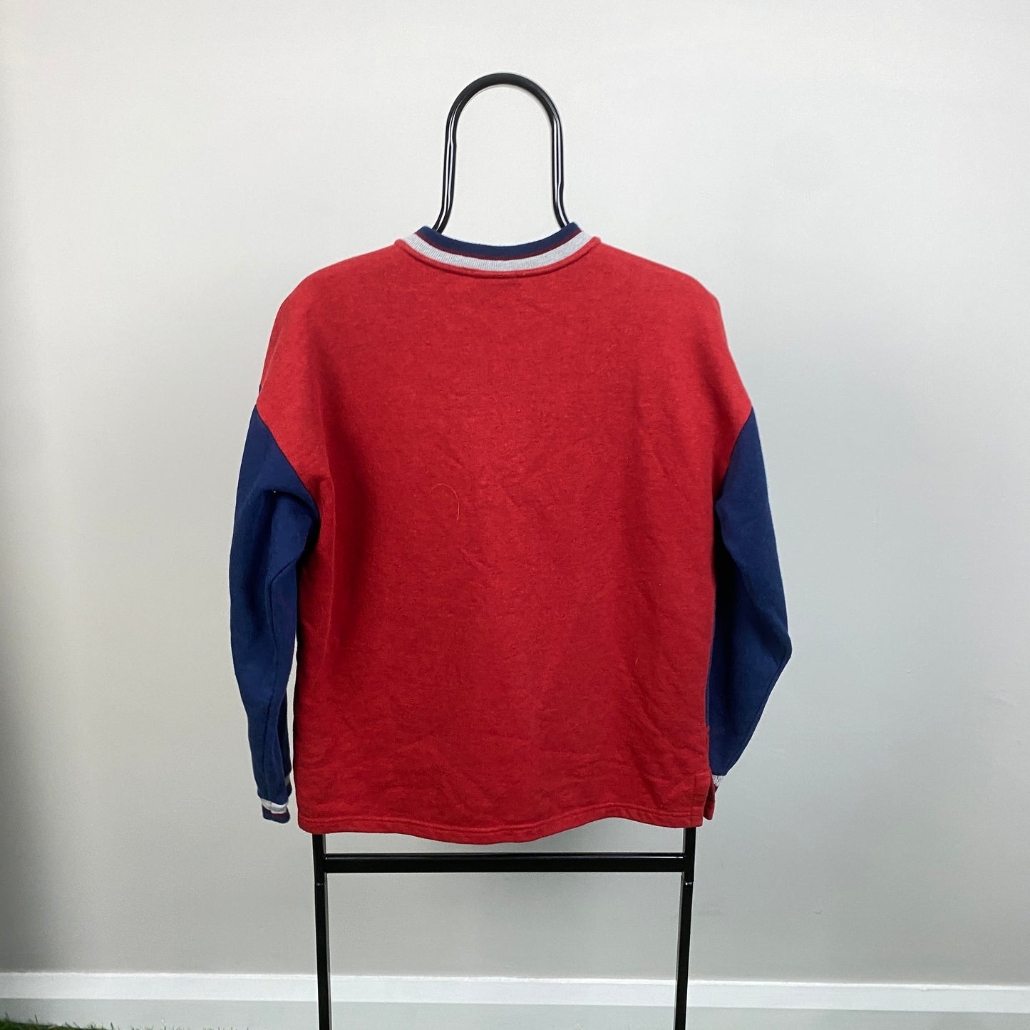 90s Barcelona Football Sweatshirt Blue XS