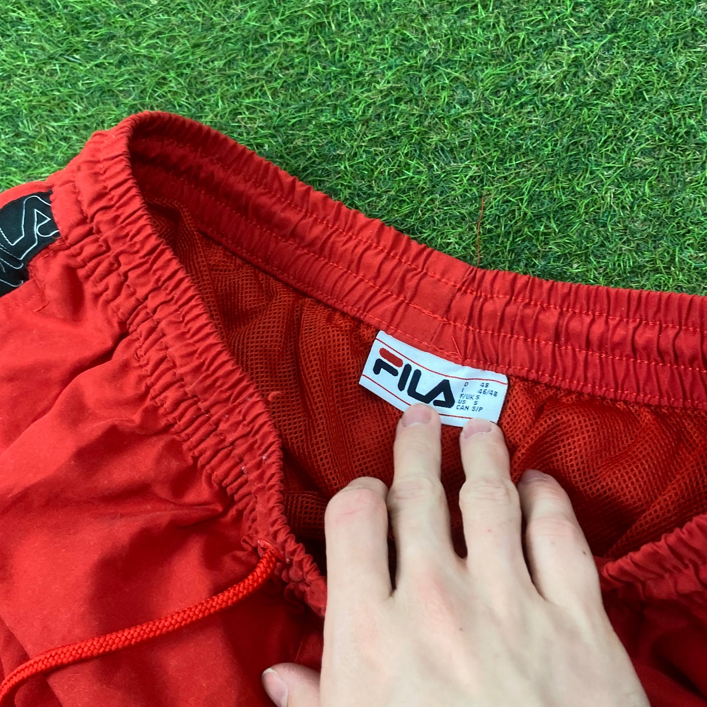Retro Fila Shorts Red Small