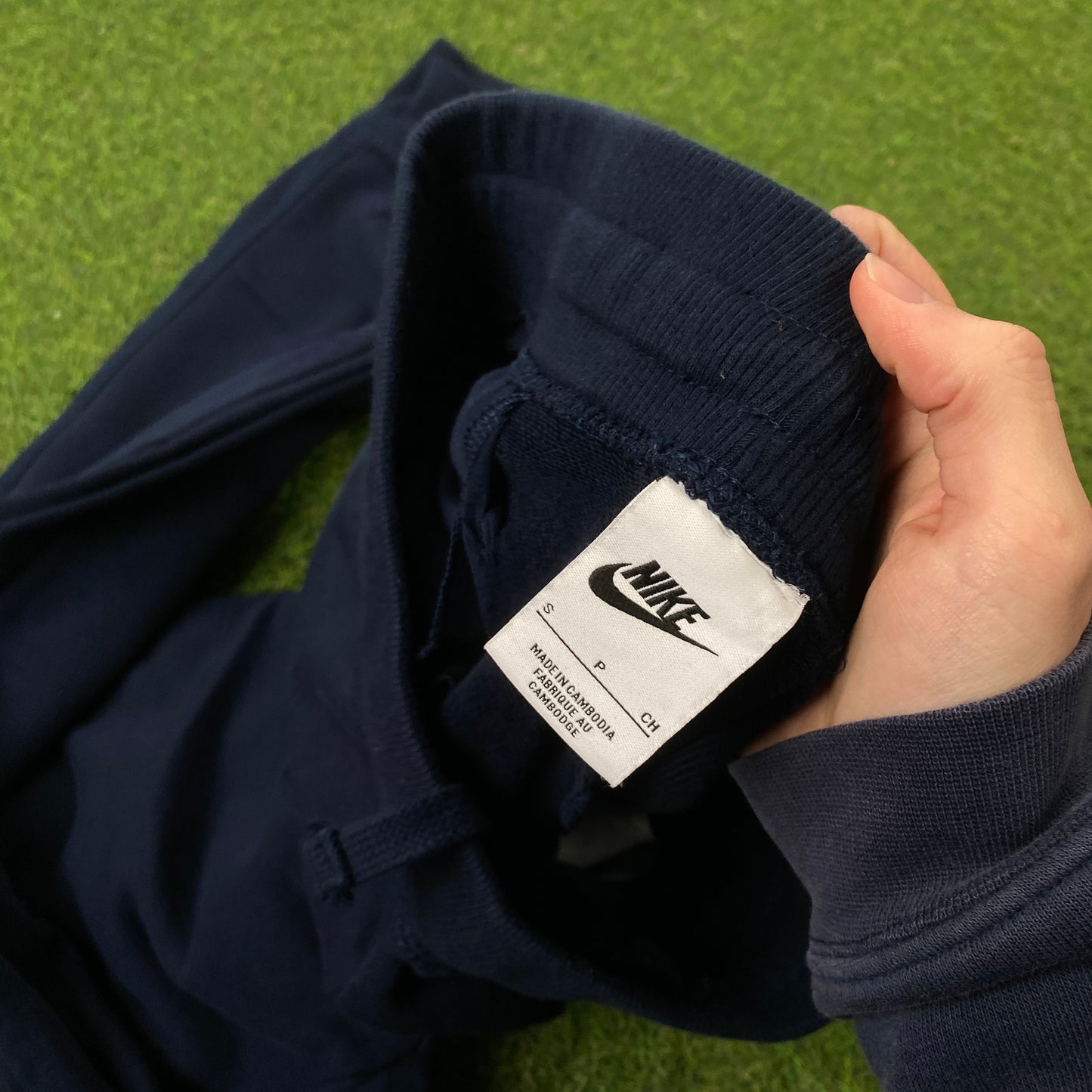 00s Nike Cotton Joggers Blue Small
