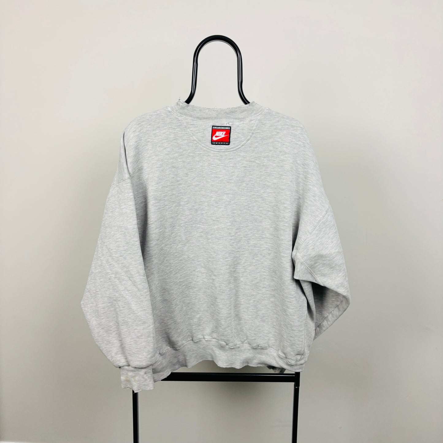 90s Nike Dallas Mavericks NBA Sweatshirt Grey Large